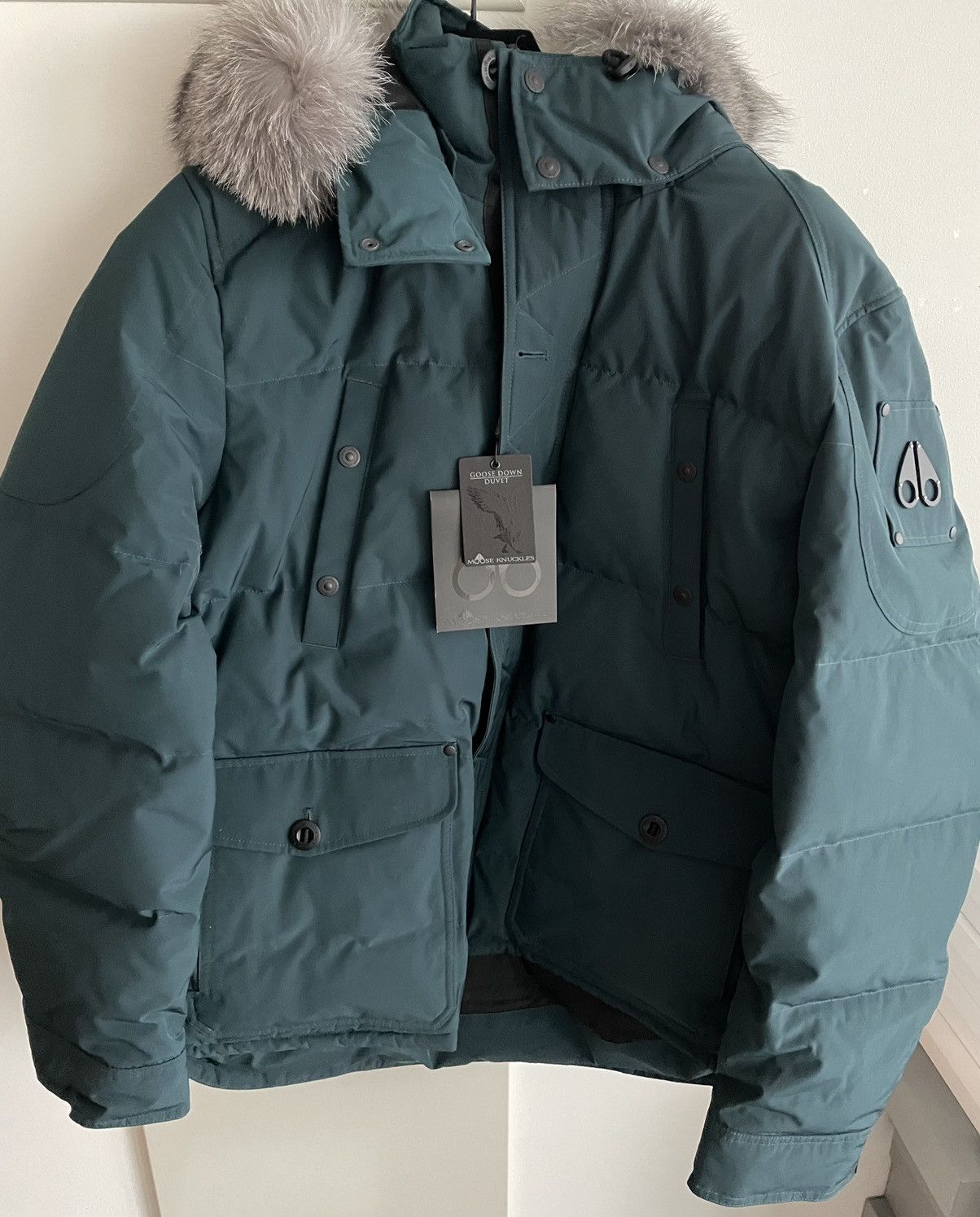 Moose Knuckles Moose Brand NEW 90/10 Goose Down Parka Jacket Size US XL / EU 56 / 4 - 18 Thumbnail