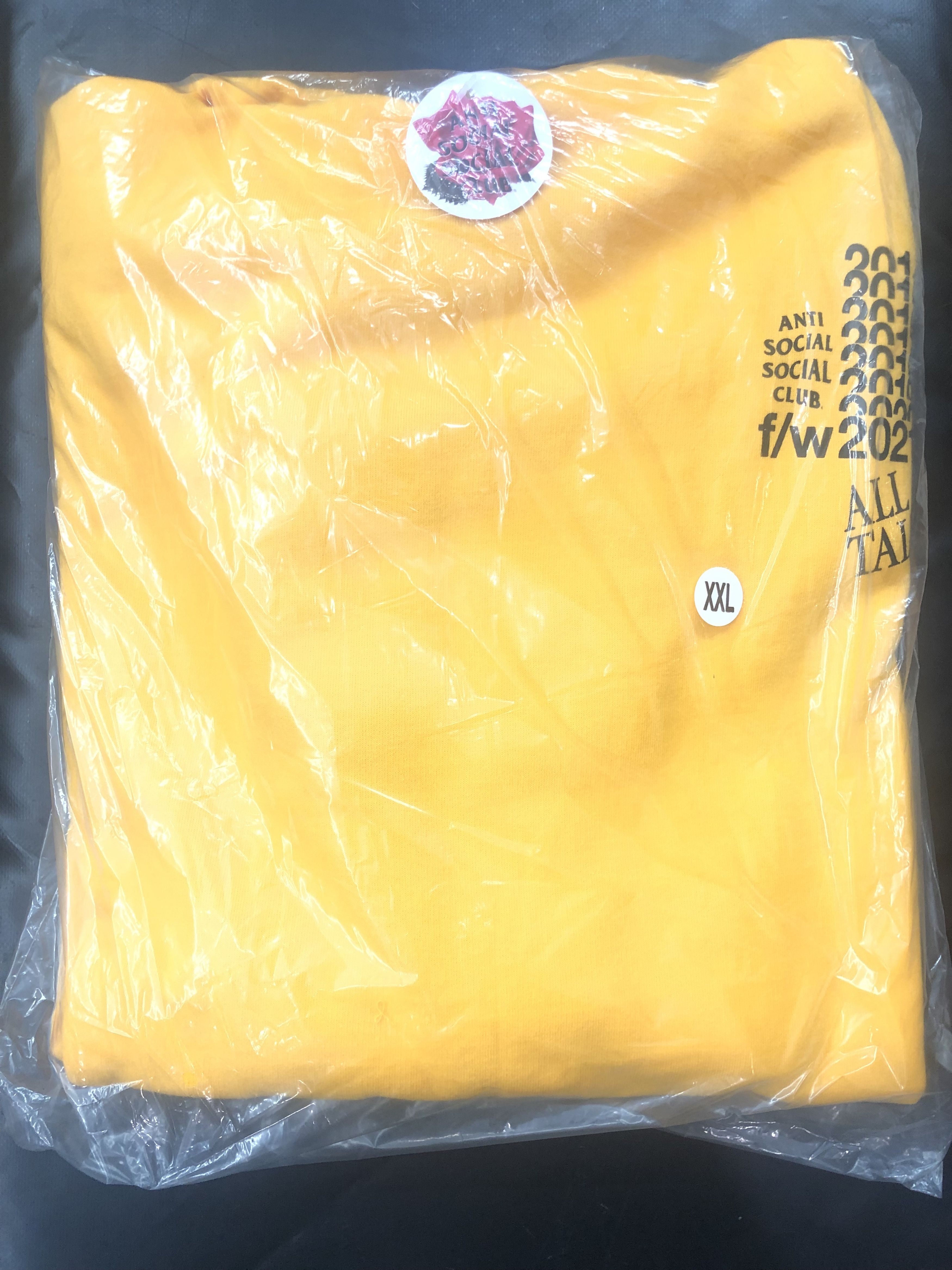 Anti Social Social Club DS Black ASSC All Talk On A Blog Gold Hoodie FTP BAPE KITH Size US XXL / EU 58 / 5 - 2 Thumbnail