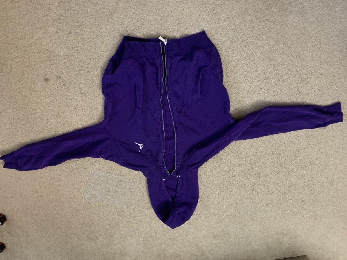 Jordan Brand × Vintage Vintage Purple jordan zip up hoodie Size US L / EU 52-54 / 3 - 1 Thumbnail