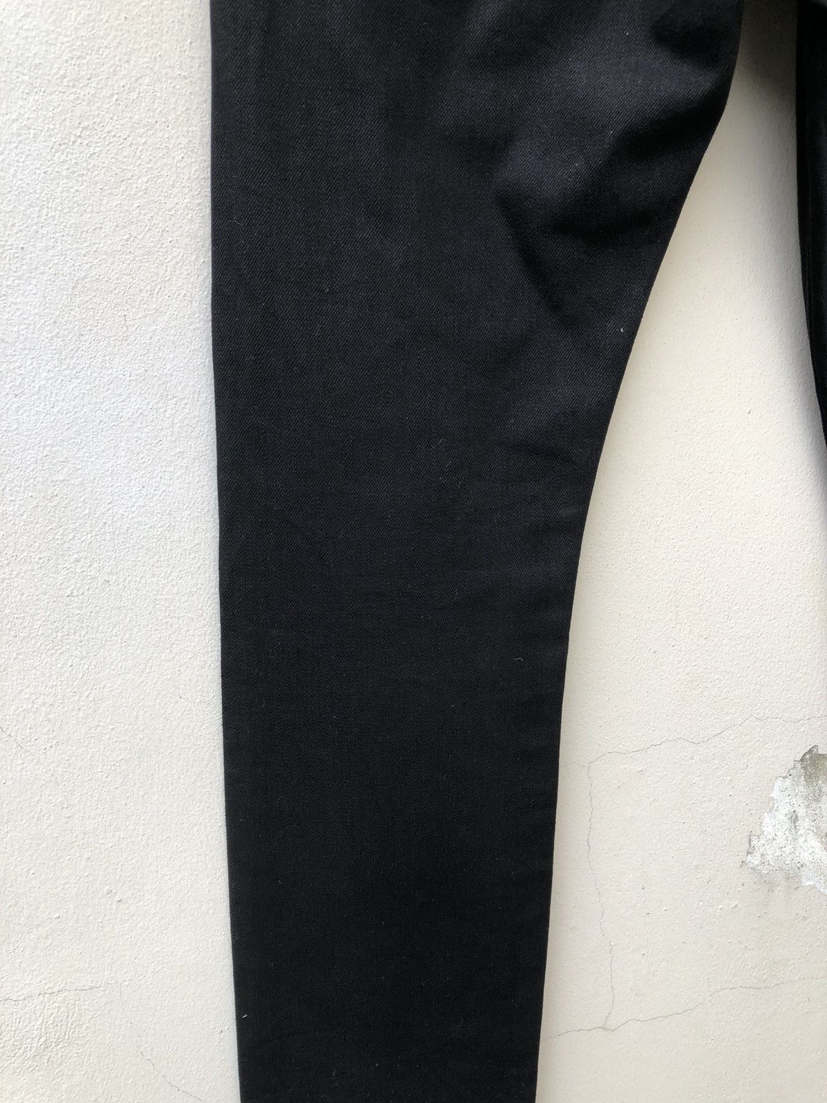 Vintage Fire Service Japan Super Black Denim Selvedge Jeans Skinny Size US 30 / EU 46 - 18 Thumbnail