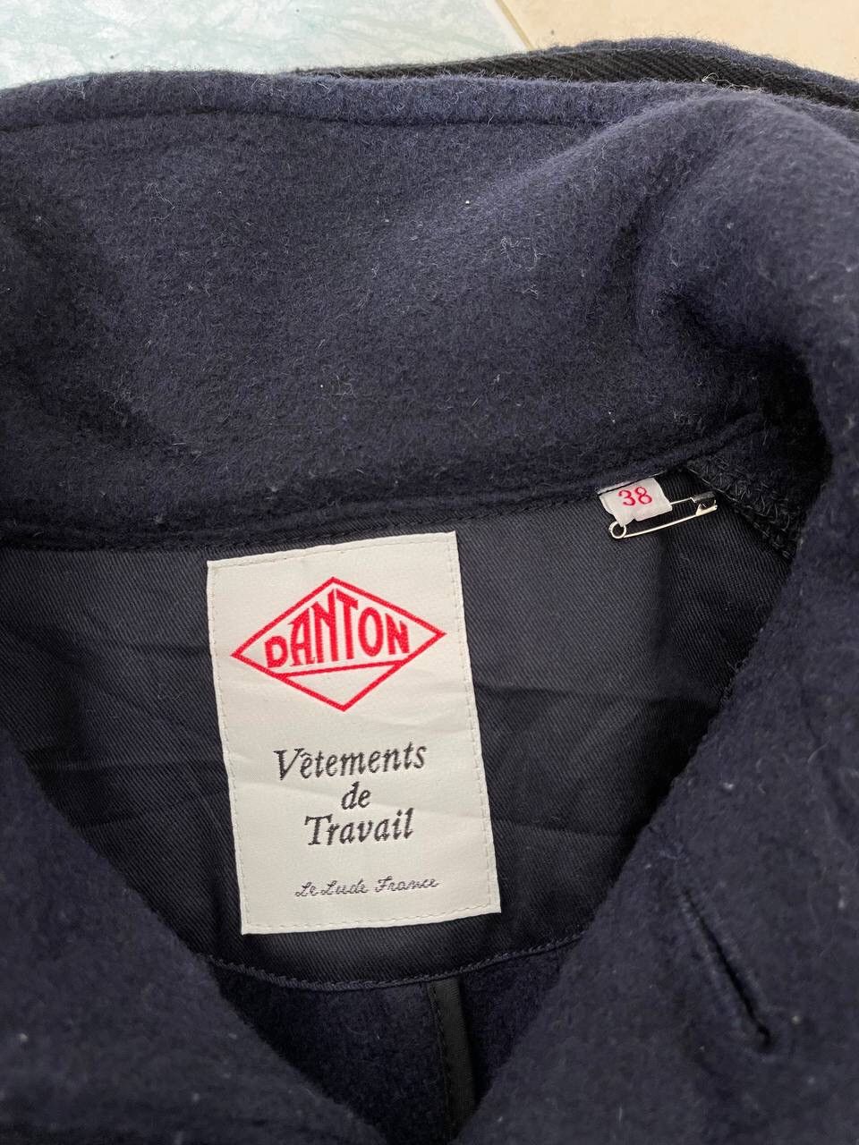 Danton VINTAGE FRANCE DANTON VETEMENTS DE TRAVAIL HOODIE WOOL COAT Size US M / EU 48-50 / 2 - 5 Thumbnail