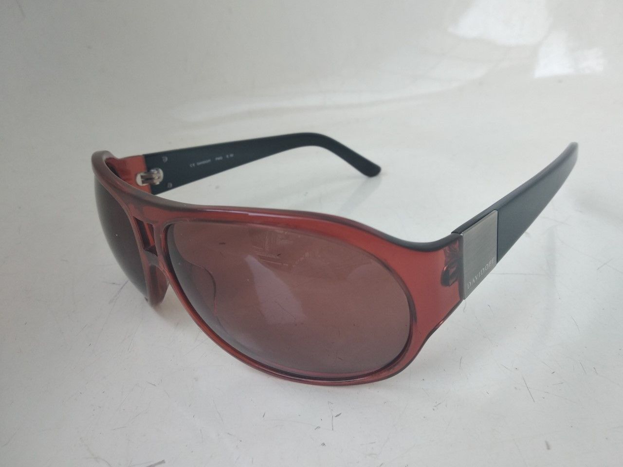 Vintage MOD DAVIDOFF AMBER TORTOISE AVIATOR PILOT GENTS SUNGLASSES Size ONE SIZE - 9 Thumbnail