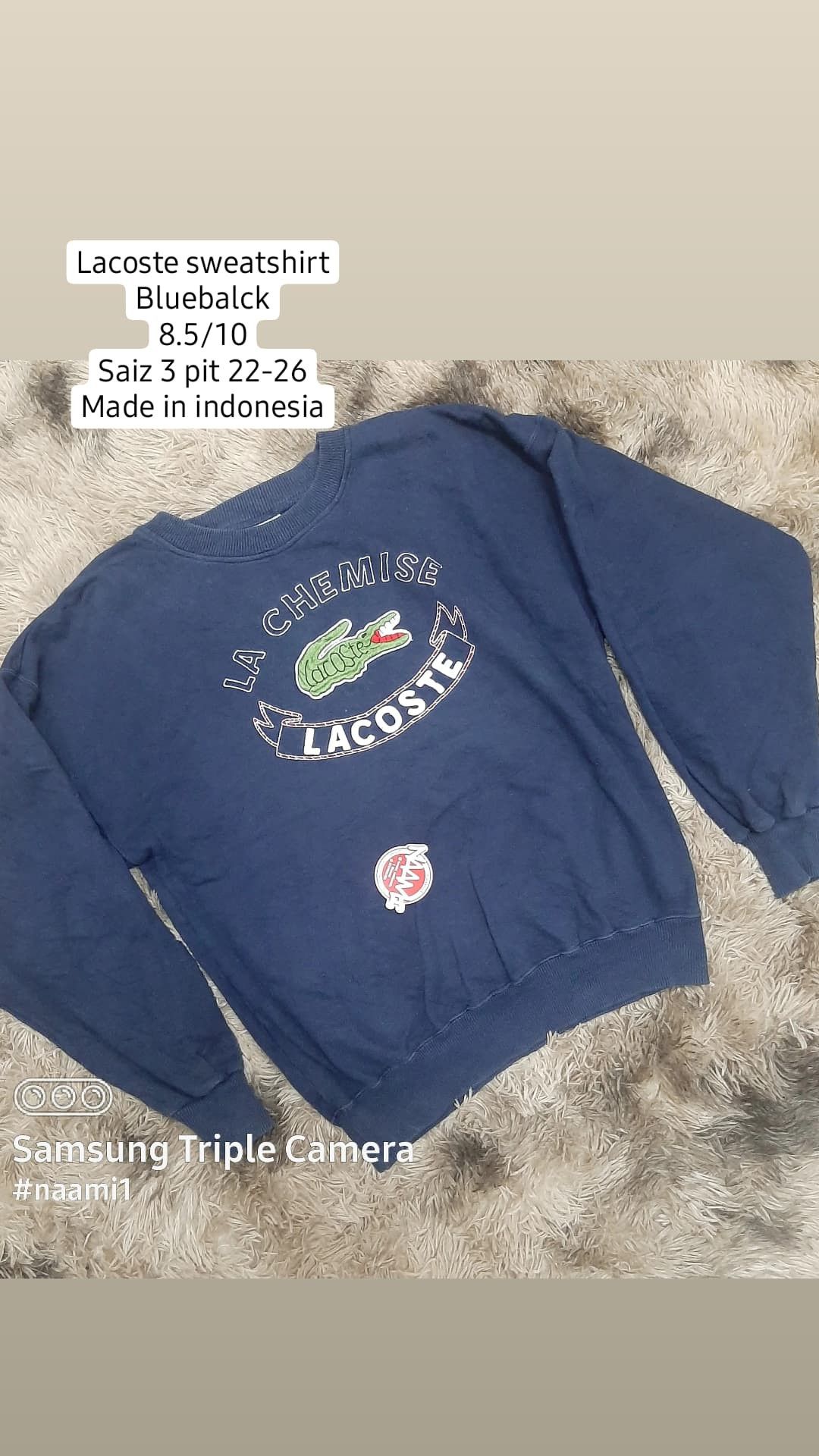 Lacoste Lacoste big logo Size US L / EU 52-54 / 3 - 1 Thumbnail
