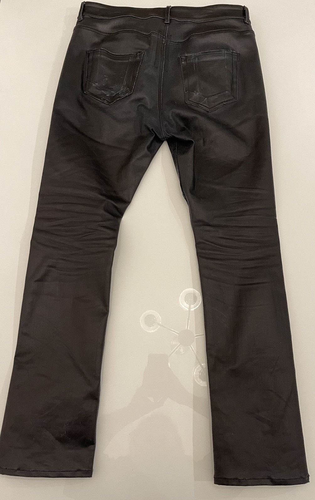 Rick Owens Drkshdw Rick Owens Drkshdw Heaviest Waxed Coated Jeans Detroit Cut Size US 32 / EU 48 - 9 Thumbnail