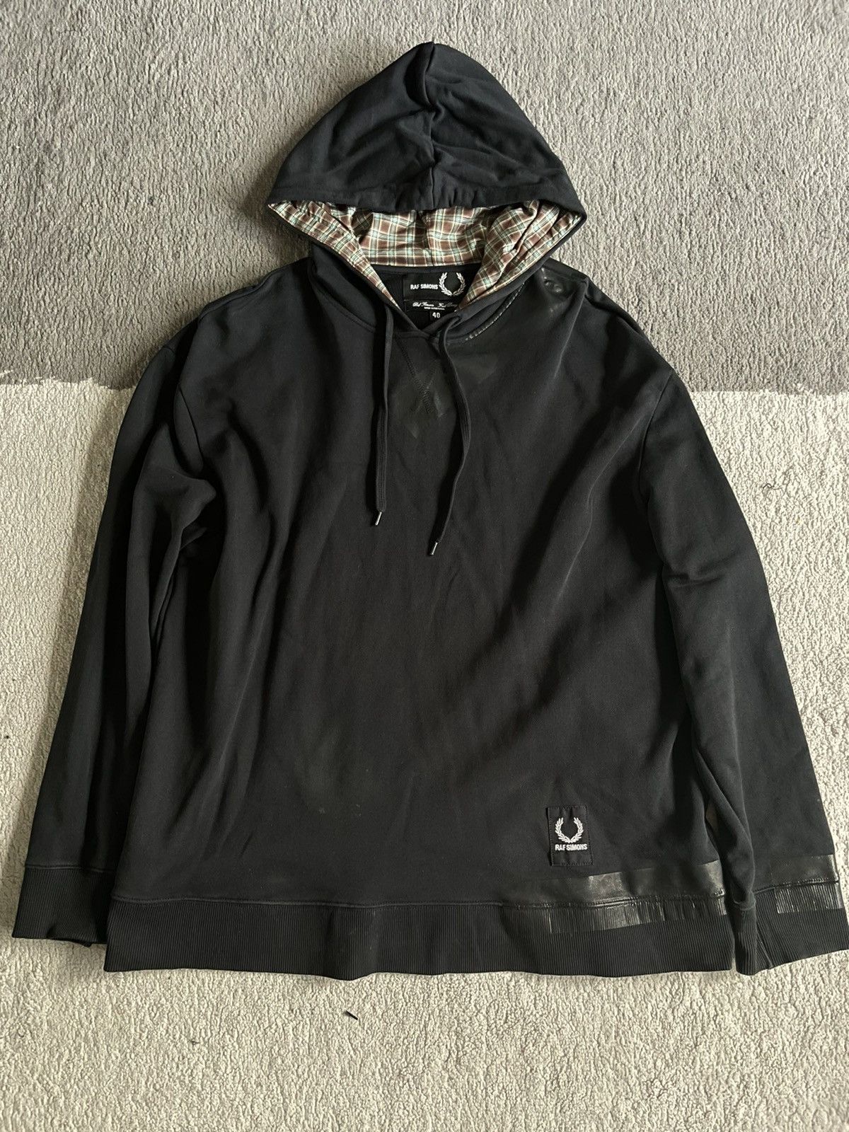 Authentic RAF x Fred Perry top Hoodie Size Small