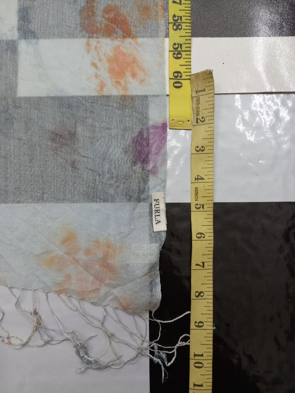 Furla Furla Shawl Silk Scarf Muffler Size ONE SIZE - 8 Thumbnail