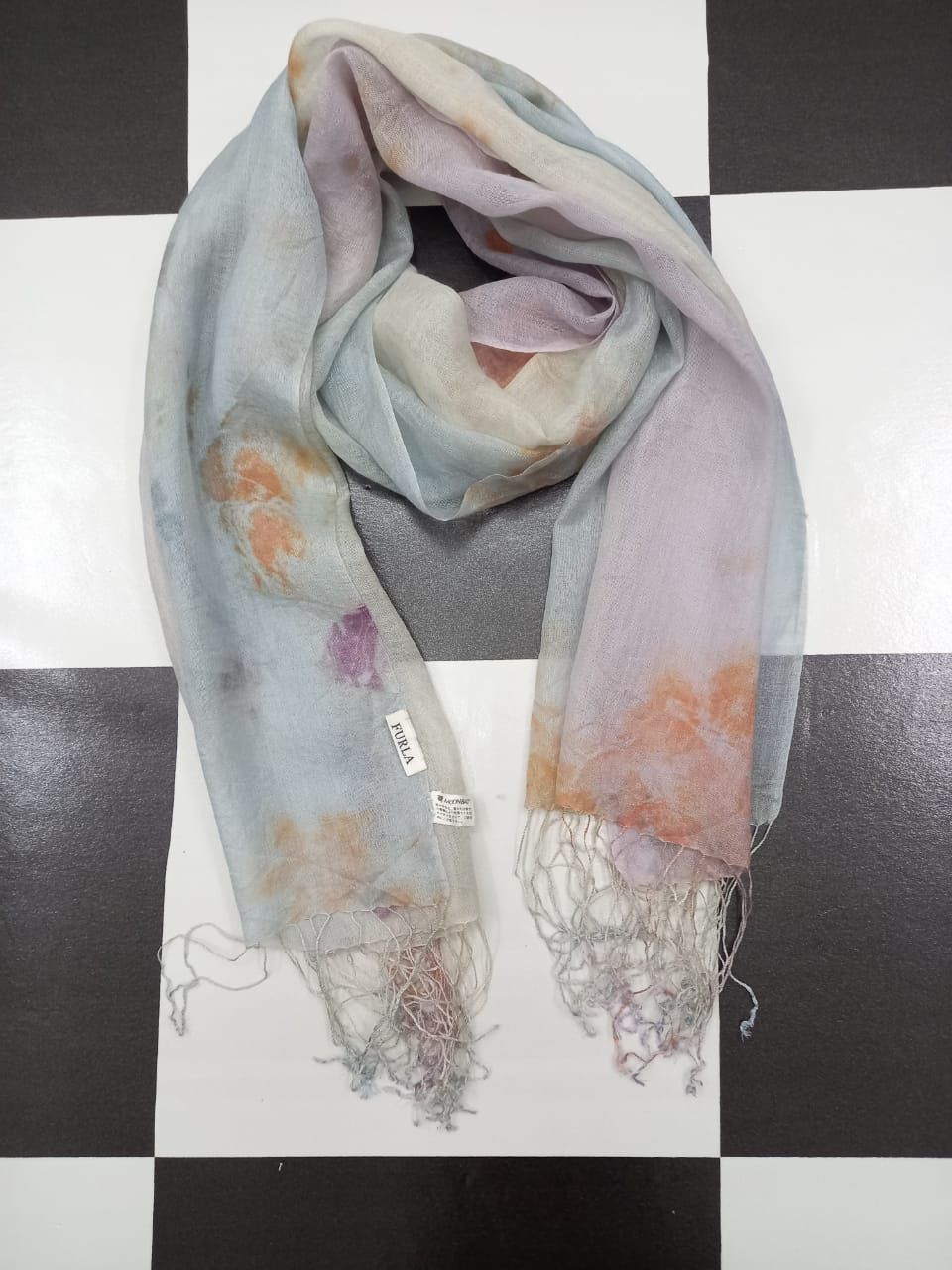 Furla Furla Shawl Silk Scarf Muffler Size ONE SIZE - 1 Thumbnail