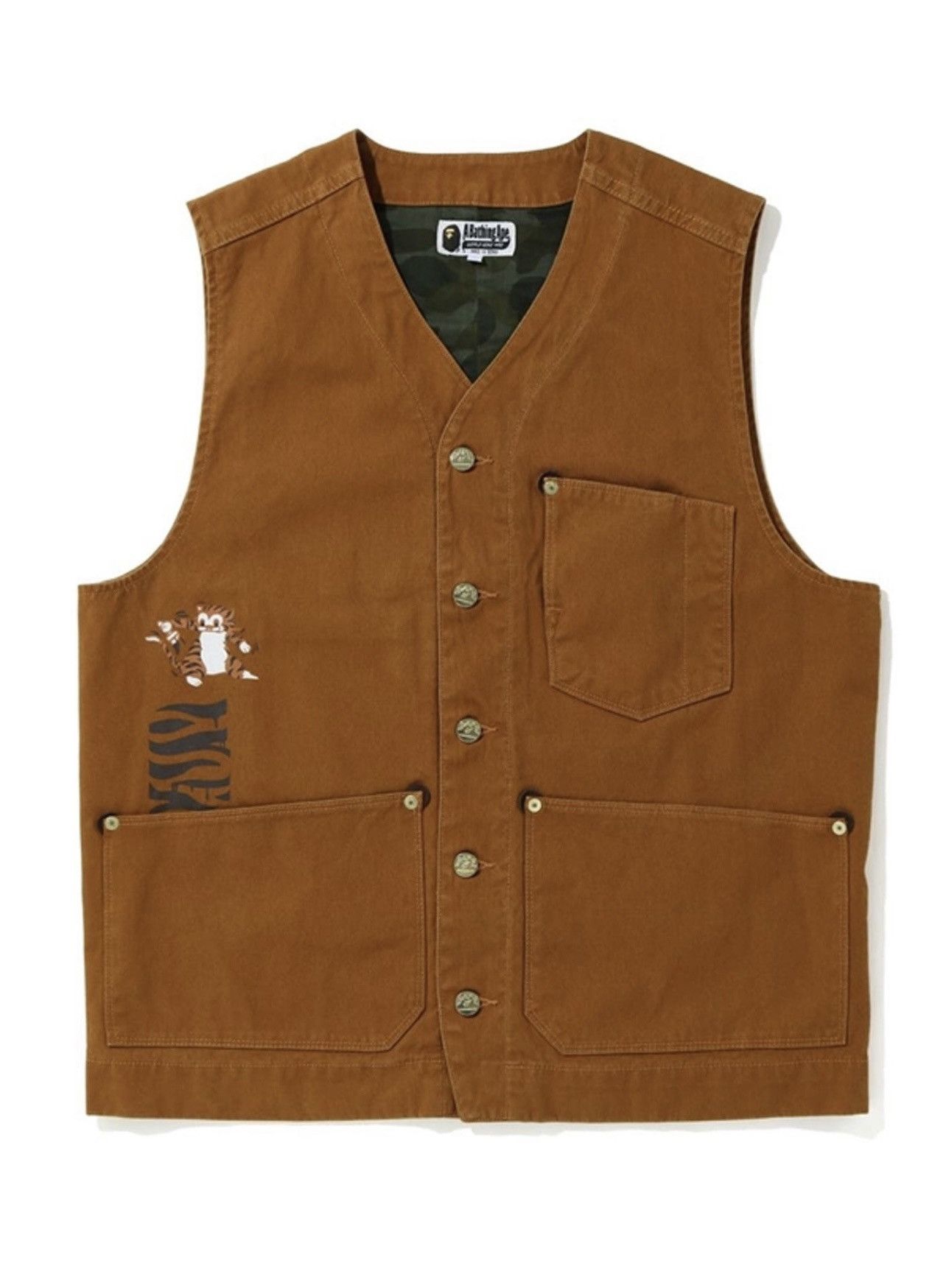 Bape BAPE TIGER WORKER VEST Size US L / EU 52-54 / 3 - 1 Thumbnail