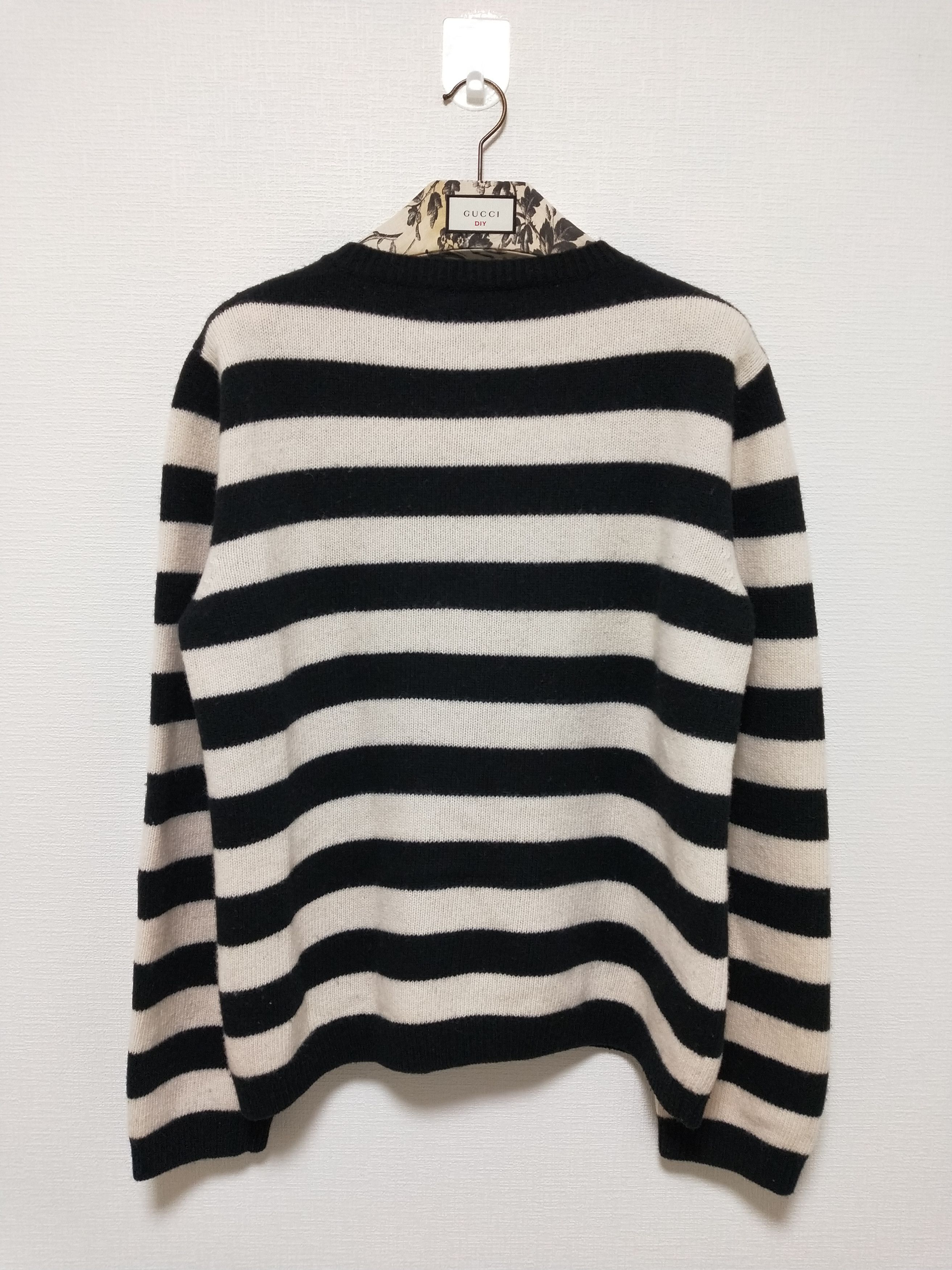 Gucci 'Woodstock' Striped Wool Sweater -XL Size US XL / EU 56 / 4 - 2 Thumbnail