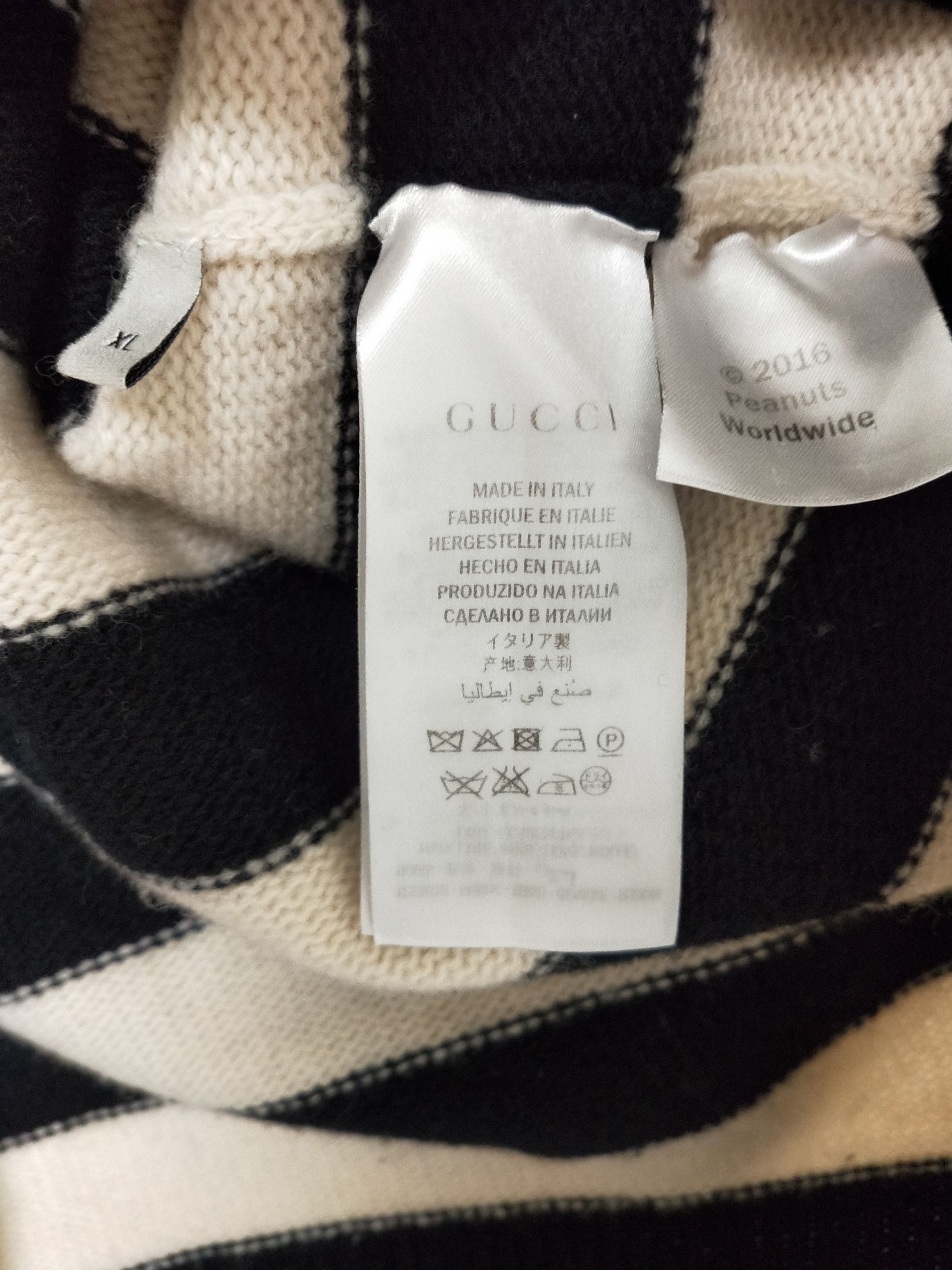 Gucci 'Woodstock' Striped Wool Sweater -XL Size US XL / EU 56 / 4 - 5 Thumbnail