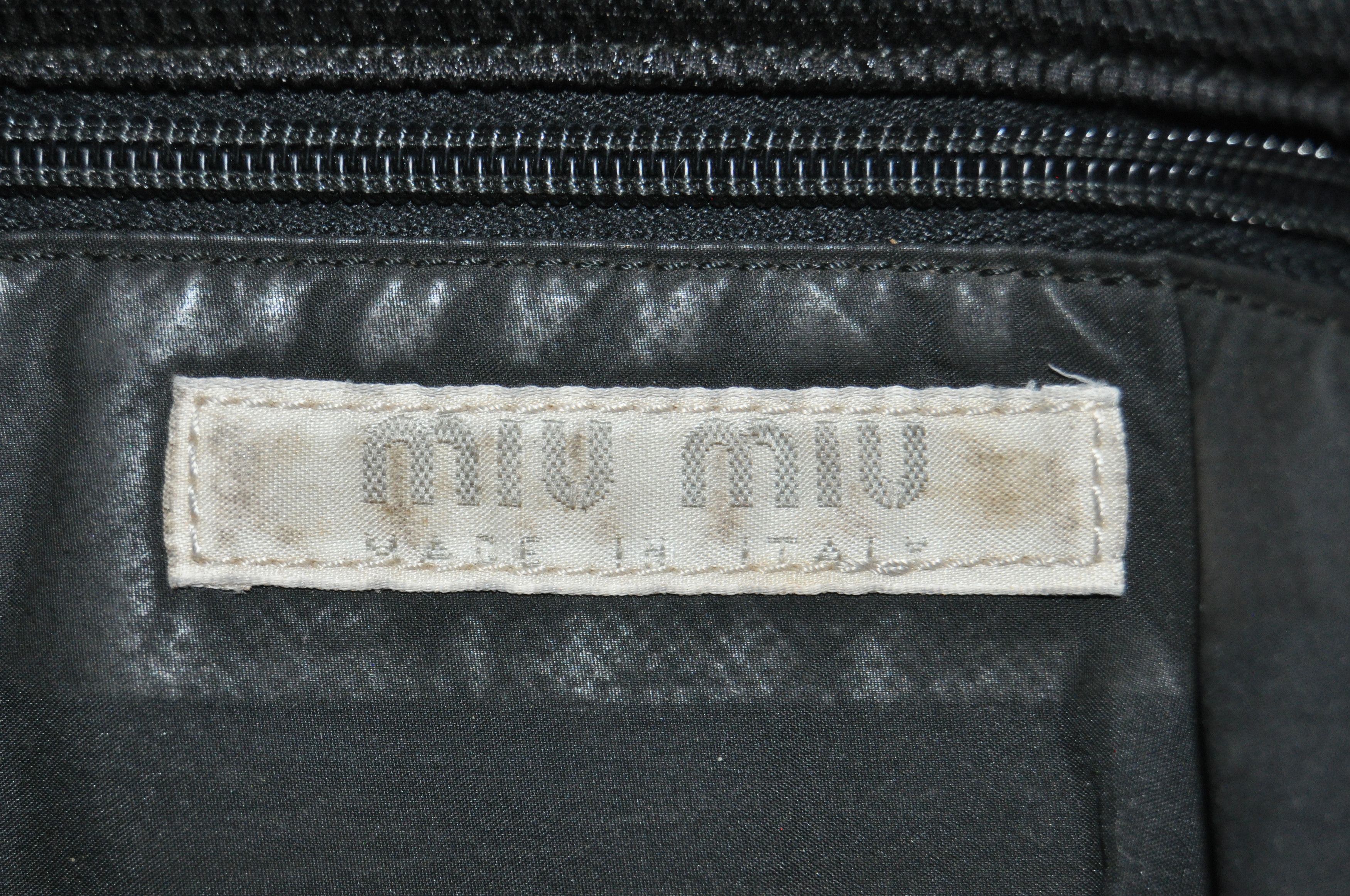Miu Miu × Prada Miu Miu - F/W 99 - Mesh-Trim Leather Messenger Bag Size ONE SIZE - 11 Thumbnail