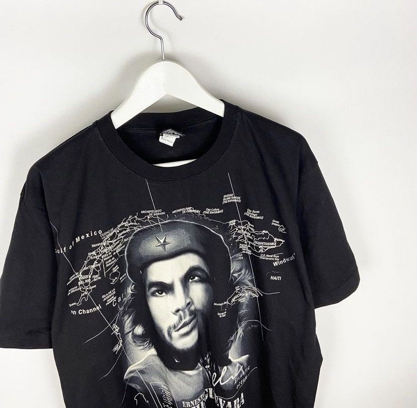 Vintage Vintage bootleg Che Guevara black tee size XL Size US XL / EU 56 / 4 - 2 Thumbnail