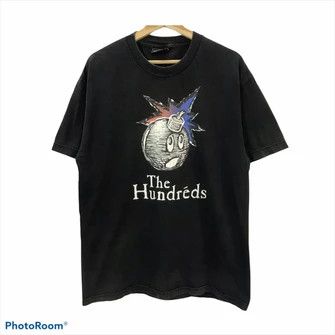 💣OFFER Vtg THE HUNDREDS Big Logo Design T-shirt