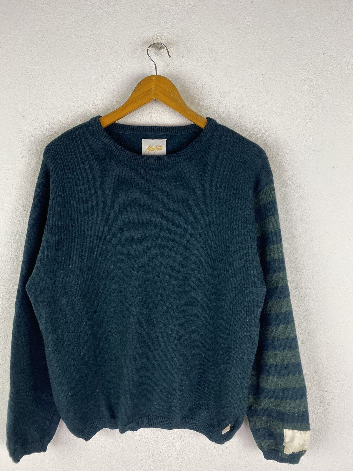 Designer × Japanese Brand 🔥SALE🔥MANIFEST WOOL KNITTED SWEATSHIRT MADE IN JAPAN Size US L / EU 52-54 / 3 - 4 Thumbnail
