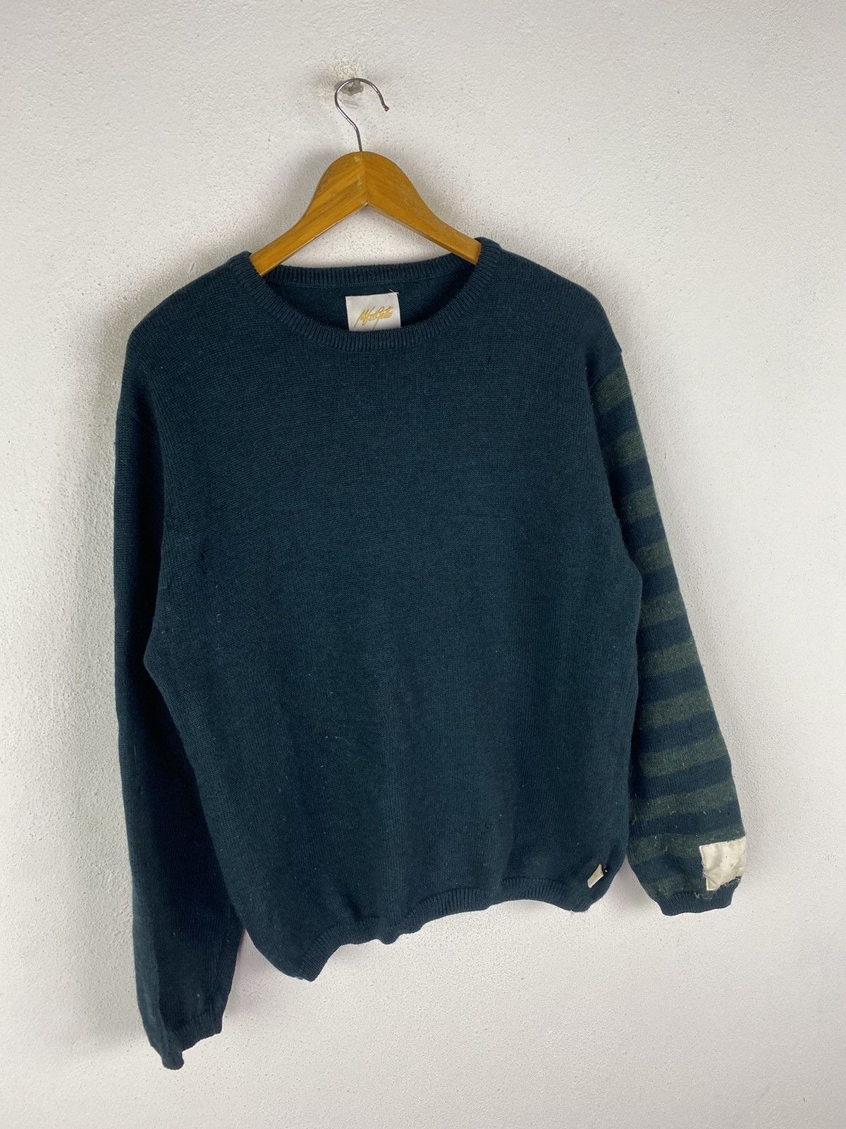 Designer × Japanese Brand 🔥SALE🔥MANIFEST WOOL KNITTED SWEATSHIRT MADE IN JAPAN Size US L / EU 52-54 / 3 - 5 Thumbnail