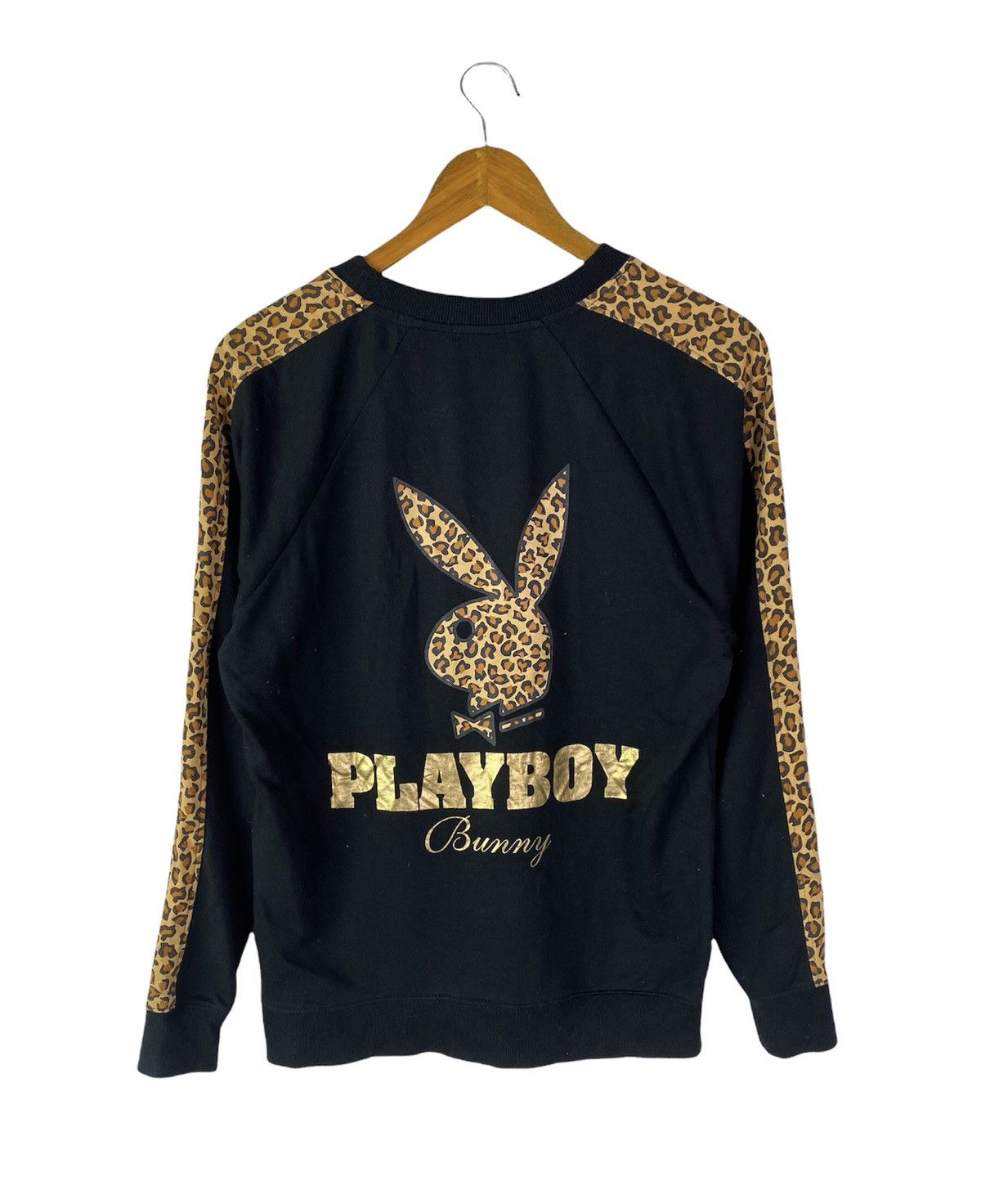 Factory Vintage PLAYBOY BUNNY Logo Crew Sweatshirt Sweater Magazine