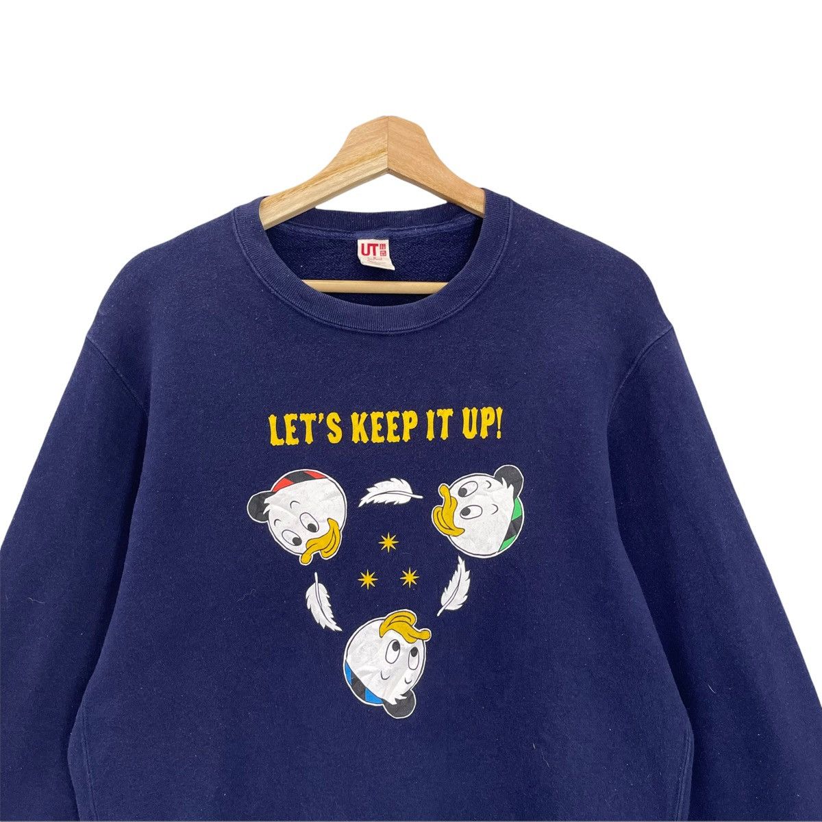 Disney Donald Duck Big Logo Crewneck Sweatshirt Size M Size US M / EU 48-50 / 2 - 4 Thumbnail