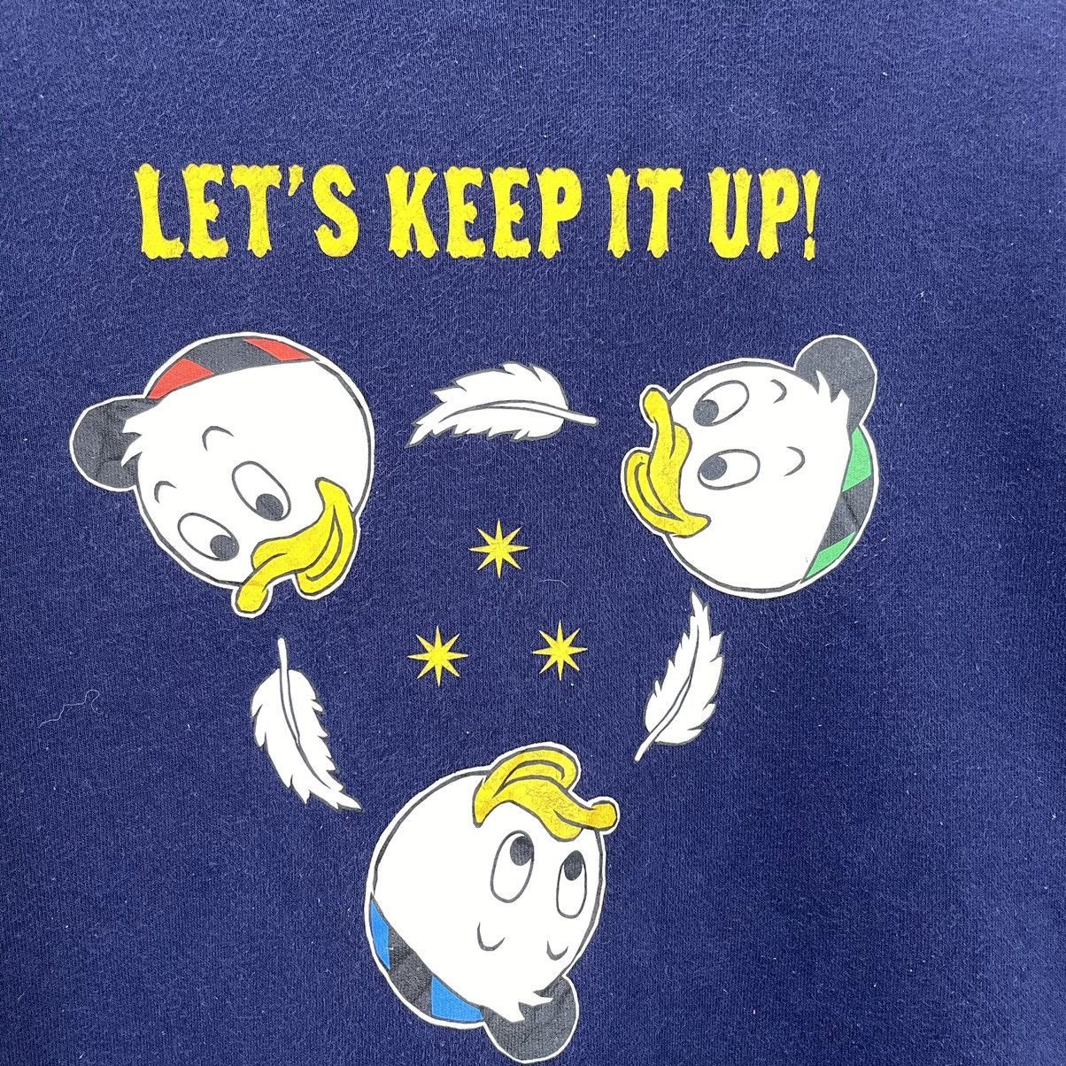 Disney Donald Duck Big Logo Crewneck Sweatshirt Size M Size US M / EU 48-50 / 2 - 5 Thumbnail