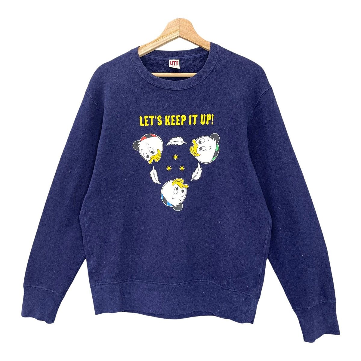 Disney Donald Duck Big Logo Crewneck Sweatshirt Size M Size US M / EU 48-50 / 2 - 3 Thumbnail