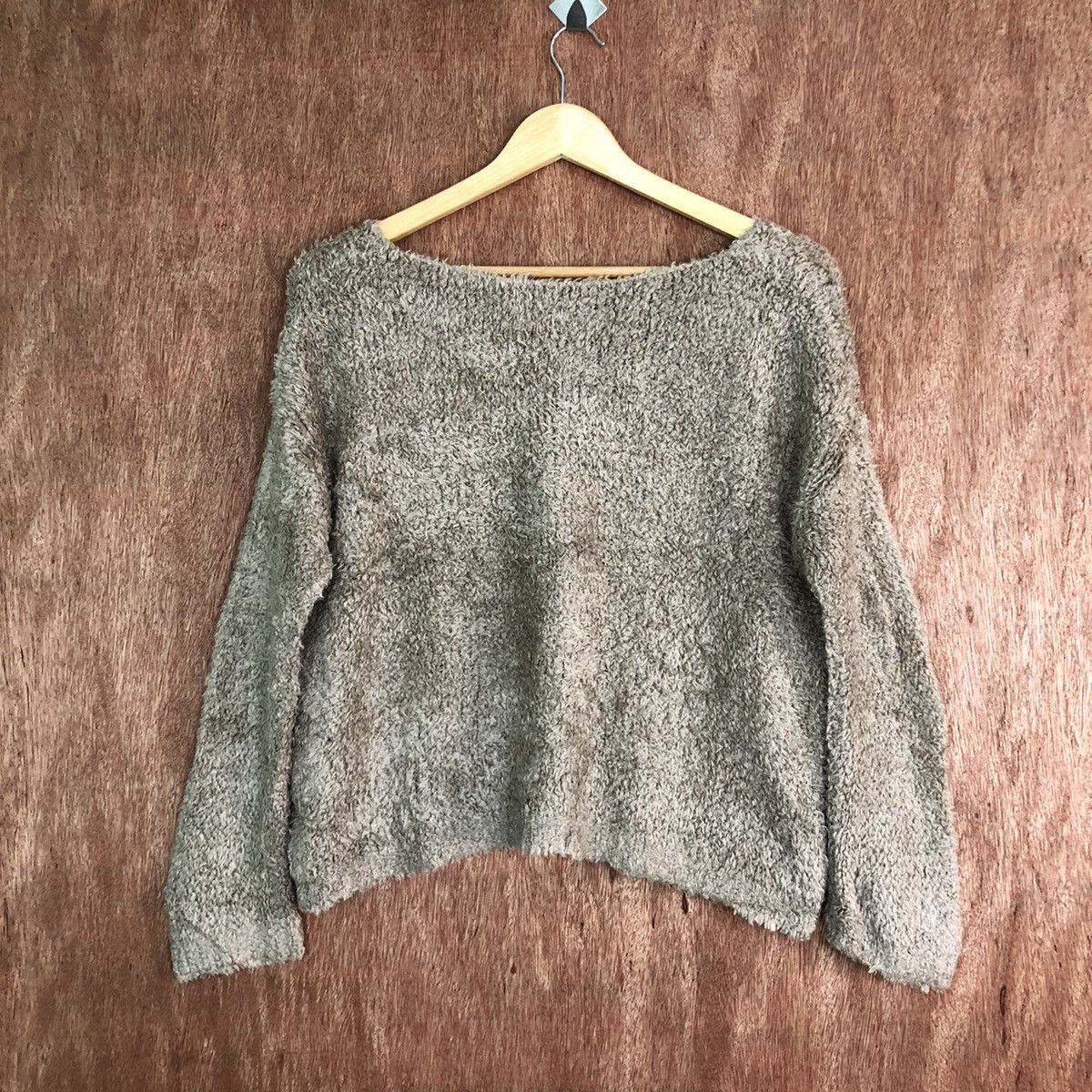 Homespun Knitwear × Japanese Brand Spick & Span Brown Mohair Baggy Knitwear Size US M / EU 48-50 / 2 - 9 Thumbnail