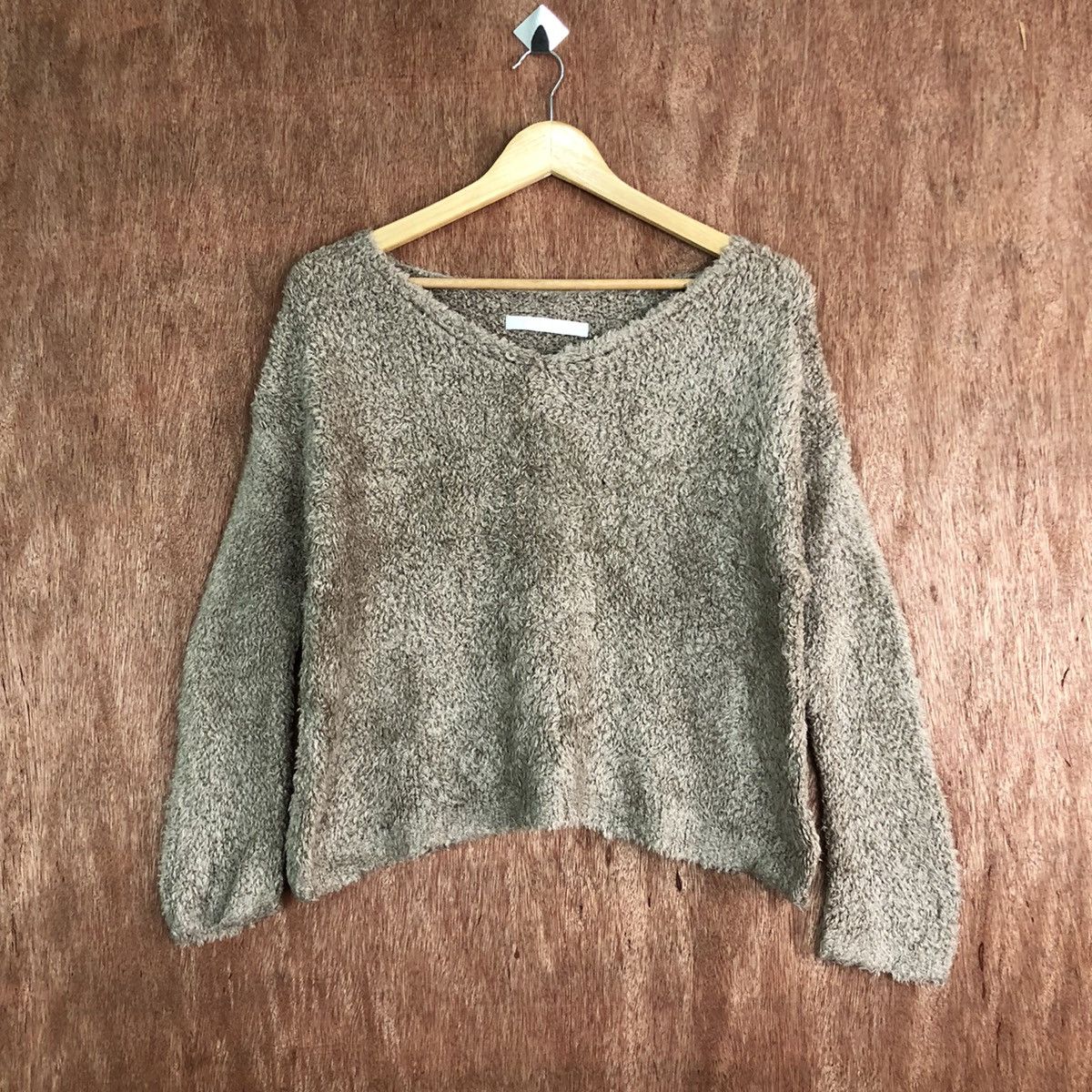 Homespun Knitwear × Japanese Brand Spick & Span Brown Mohair Baggy Knitwear Size US M / EU 48-50 / 2 - 1 Thumbnail