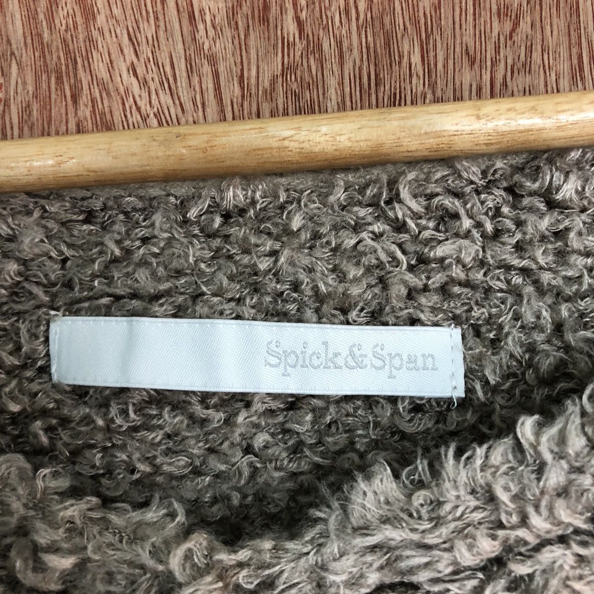 Homespun Knitwear × Japanese Brand Spick & Span Brown Mohair Baggy Knitwear Size US M / EU 48-50 / 2 - 8 Thumbnail