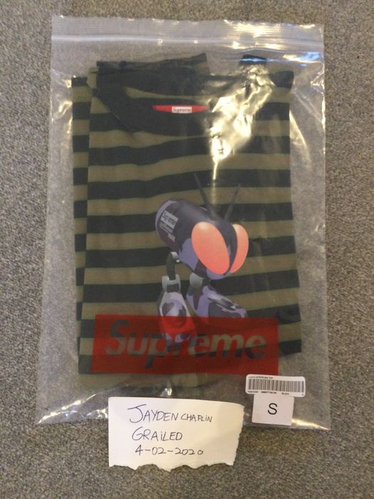 Supreme Supreme Junya Watanabe CDG MAN Stripe S/S Top Black | Grailed