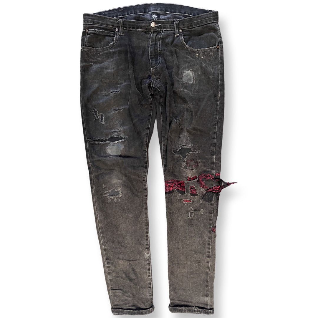 LOHA VETE ‘SLICK’ Bandana Jeans by Loha Vete Size US 32 / EU 48 - 1 Thumbnail
