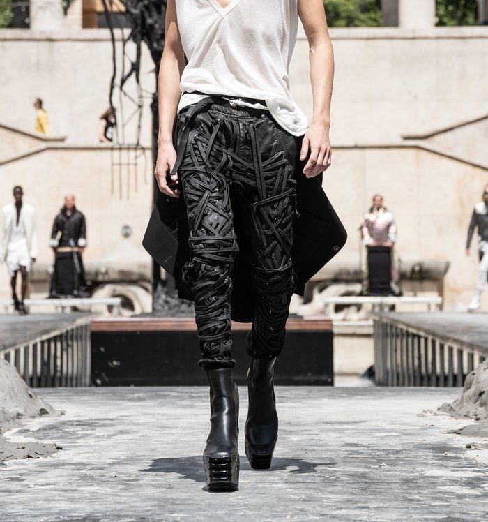 rick owens MEGALACE THOMAS JOGGERSメガレース SS20 TECUATL Megalace Thomas Joggers – SHOPTHROAT.COM