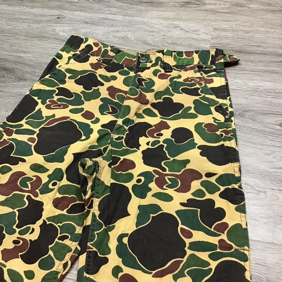 Vintage Vintage 80s Duck Camo Hunting Pants Size US 30 / EU 46 - 2 Thumbnail