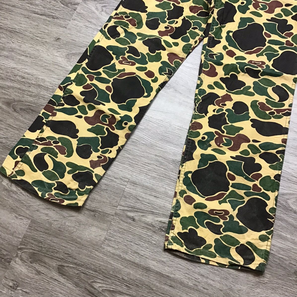 Vintage Vintage 80s Duck Camo Hunting Pants Size US 30 / EU 46 - 3 Thumbnail