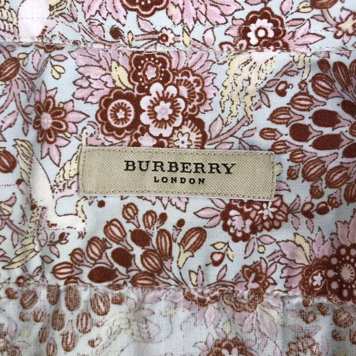 Burberry RARE! Burberry Floral Print Shirt Made in Italy Size US M / EU 48-50 / 2 - 6 Thumbnail