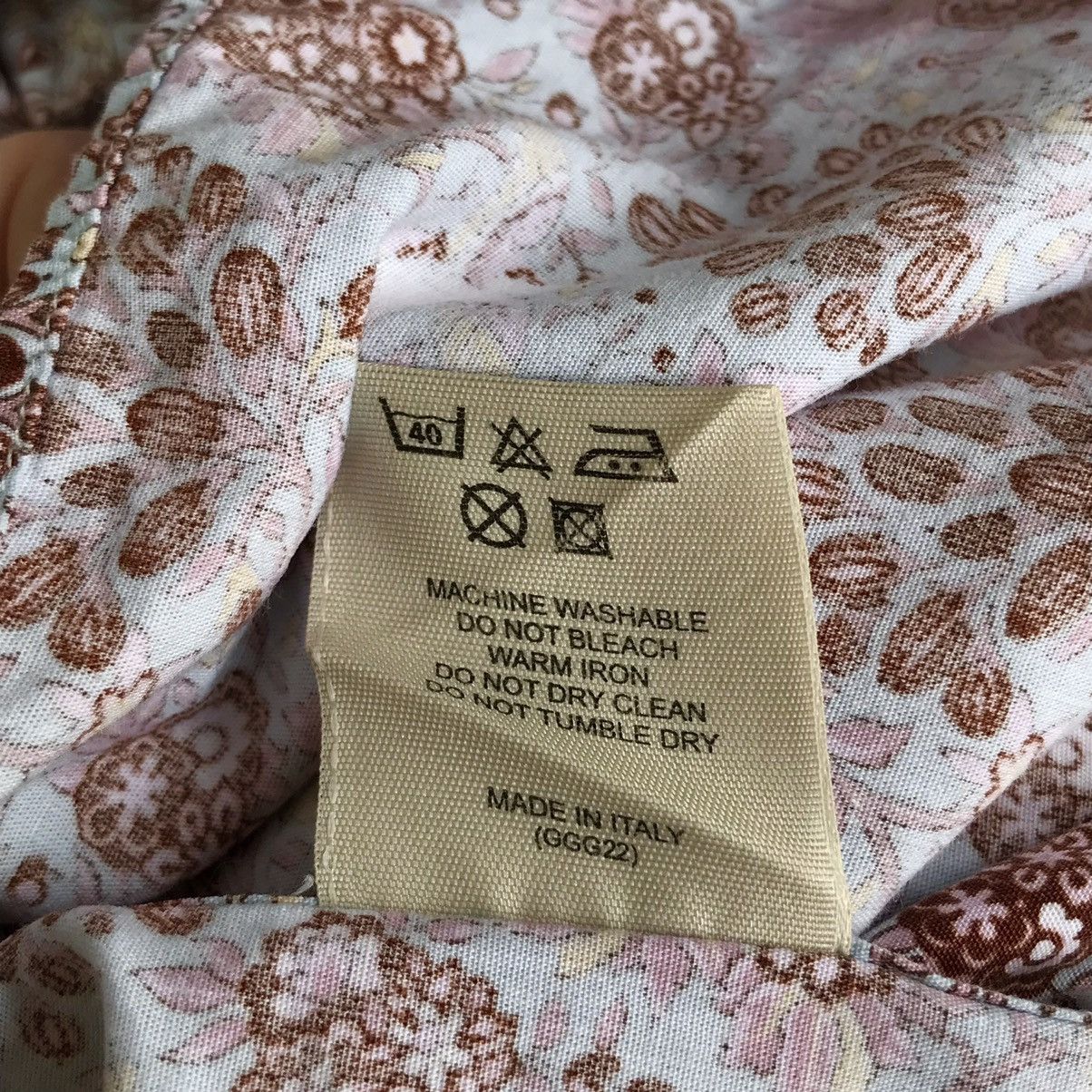 Burberry RARE! Burberry Floral Print Shirt Made in Italy Size US M / EU 48-50 / 2 - 9 Thumbnail