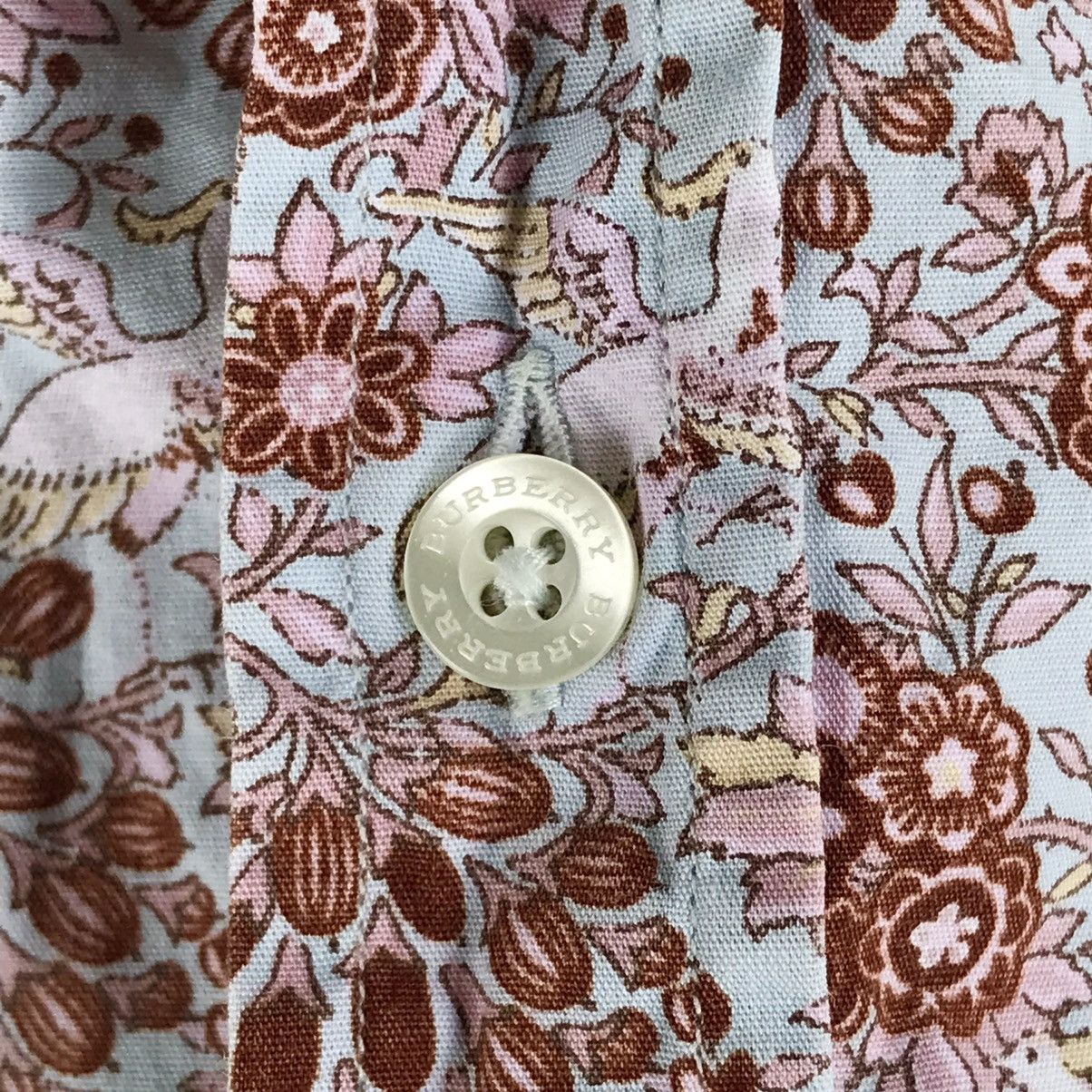 Burberry RARE! Burberry Floral Print Shirt Made in Italy Size US M / EU 48-50 / 2 - 4 Thumbnail