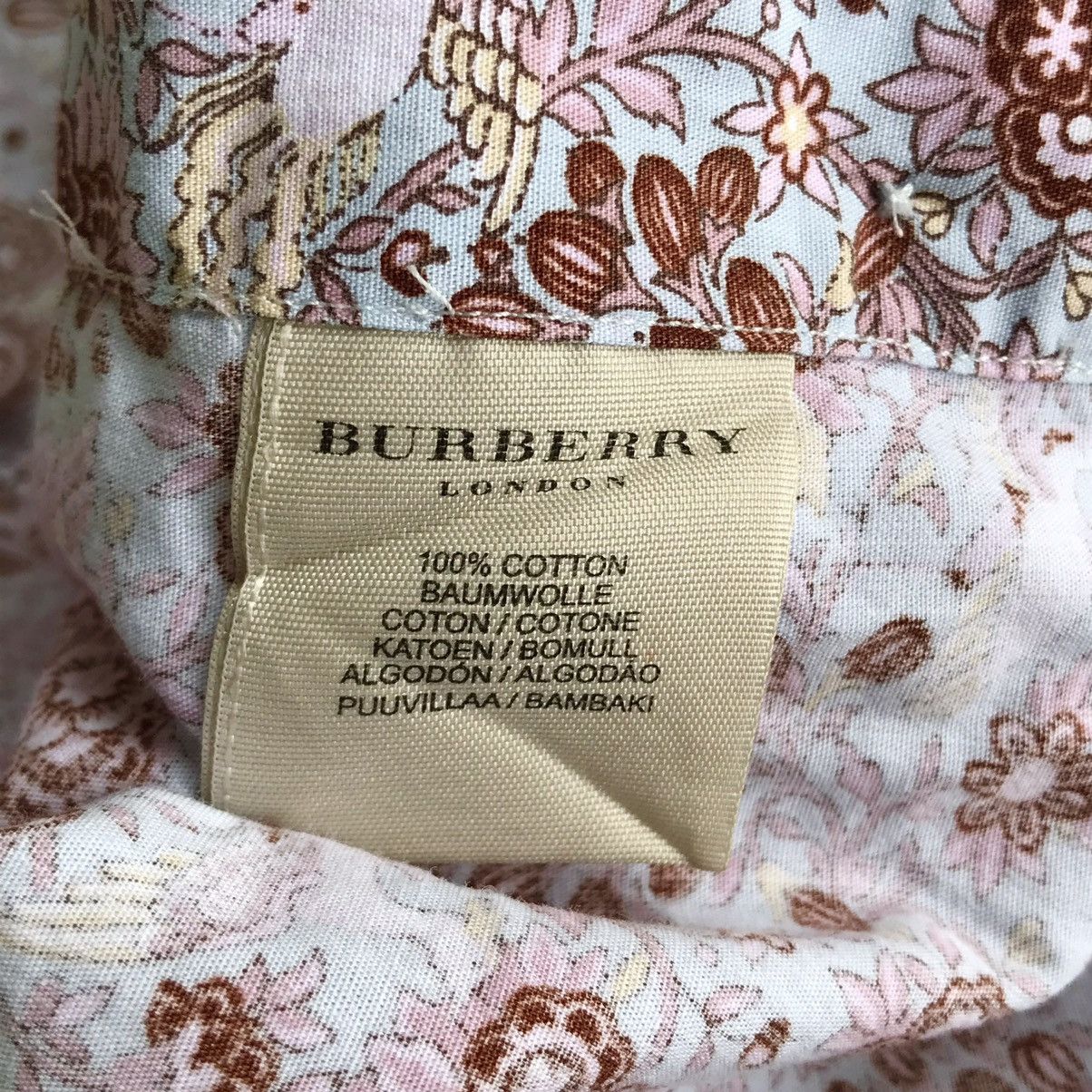 Burberry RARE! Burberry Floral Print Shirt Made in Italy Size US M / EU 48-50 / 2 - 8 Thumbnail