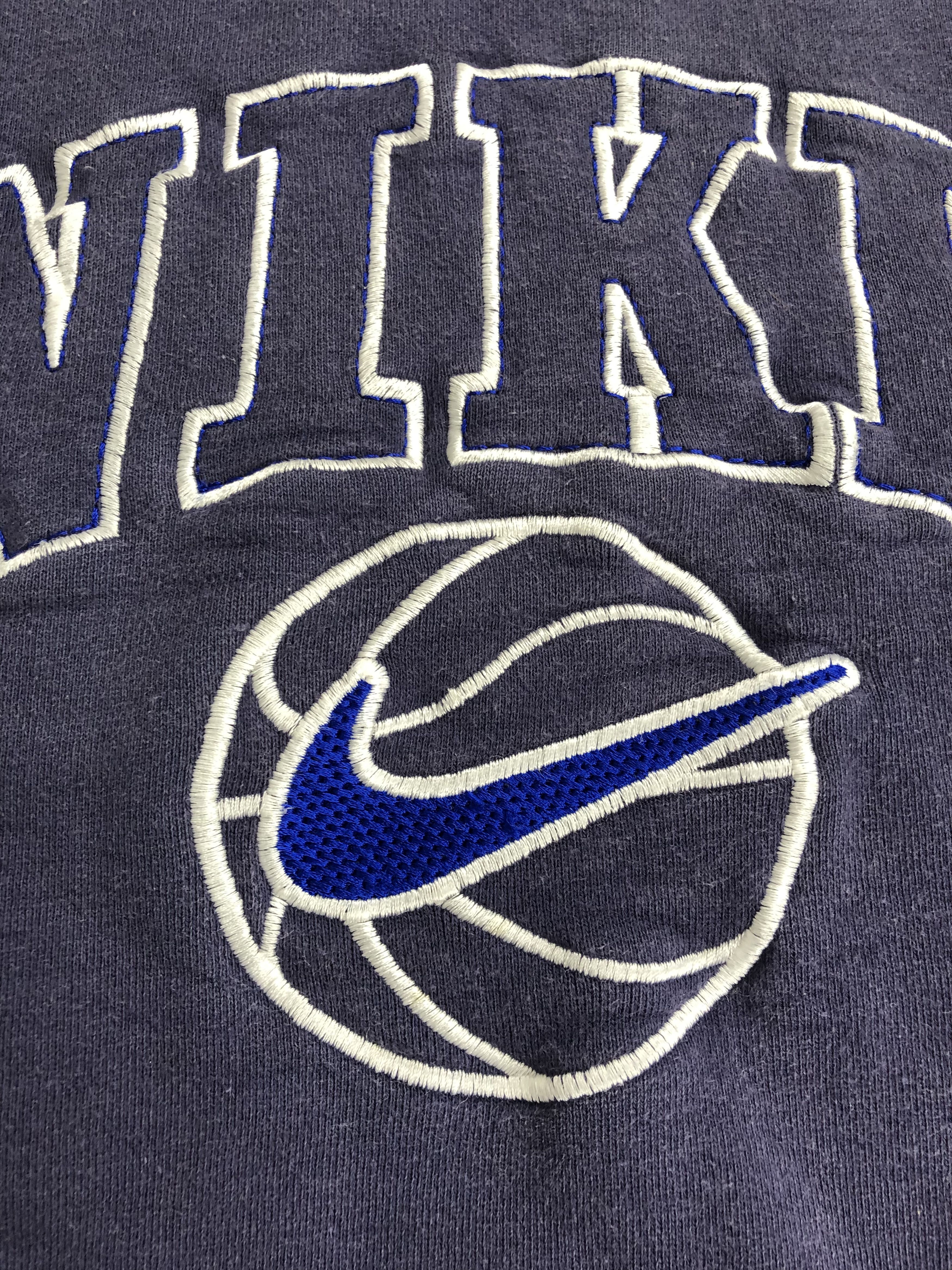 Nike Vintage 90s Nike Basketball Center Swoosh Big Logo Size US XL / EU 56 / 4 - 4 Thumbnail