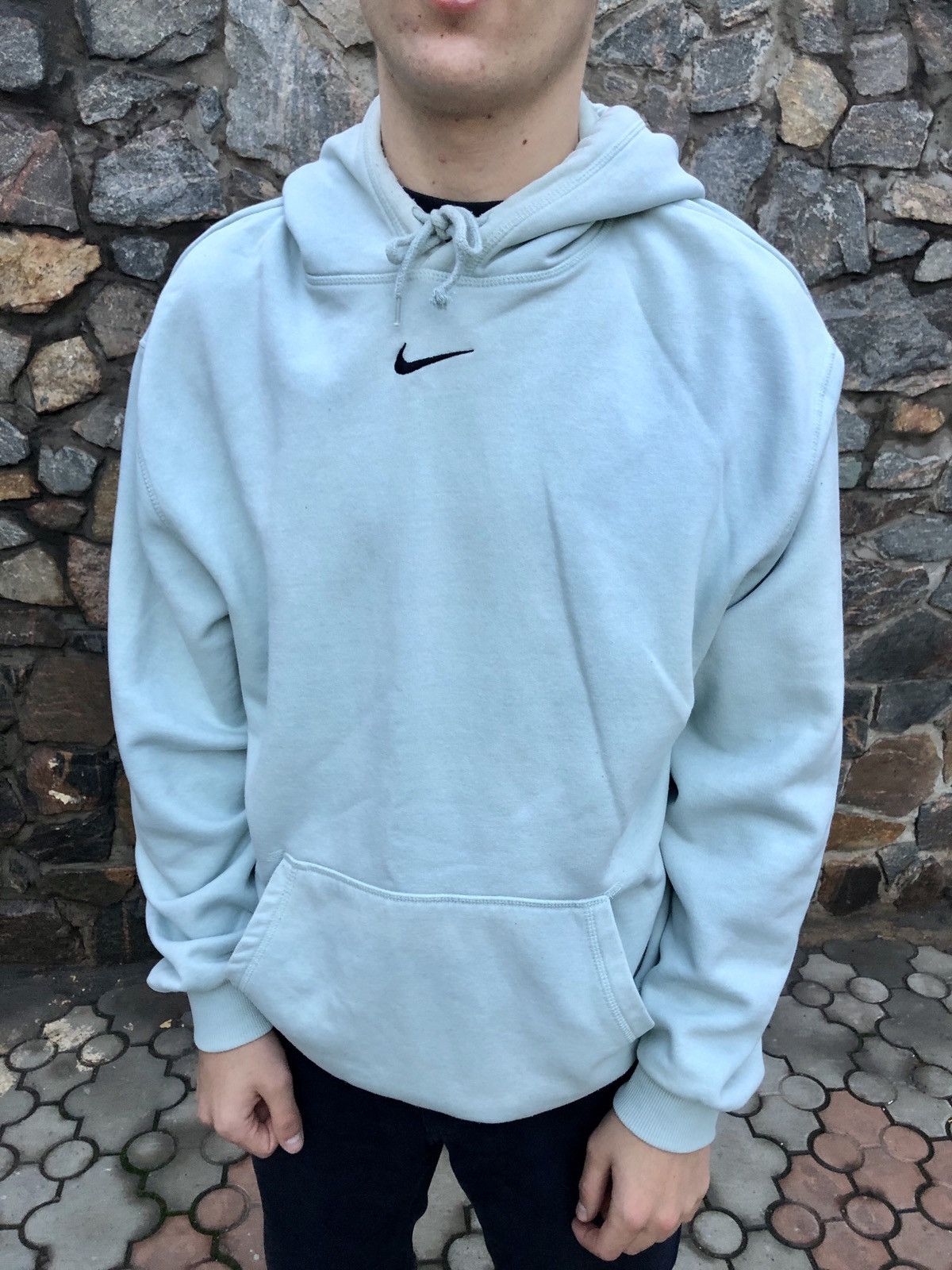 Nike Nike ACG Vintage Vintage Nike Center Swoosh Mint Hoodie Travis style L Grailed