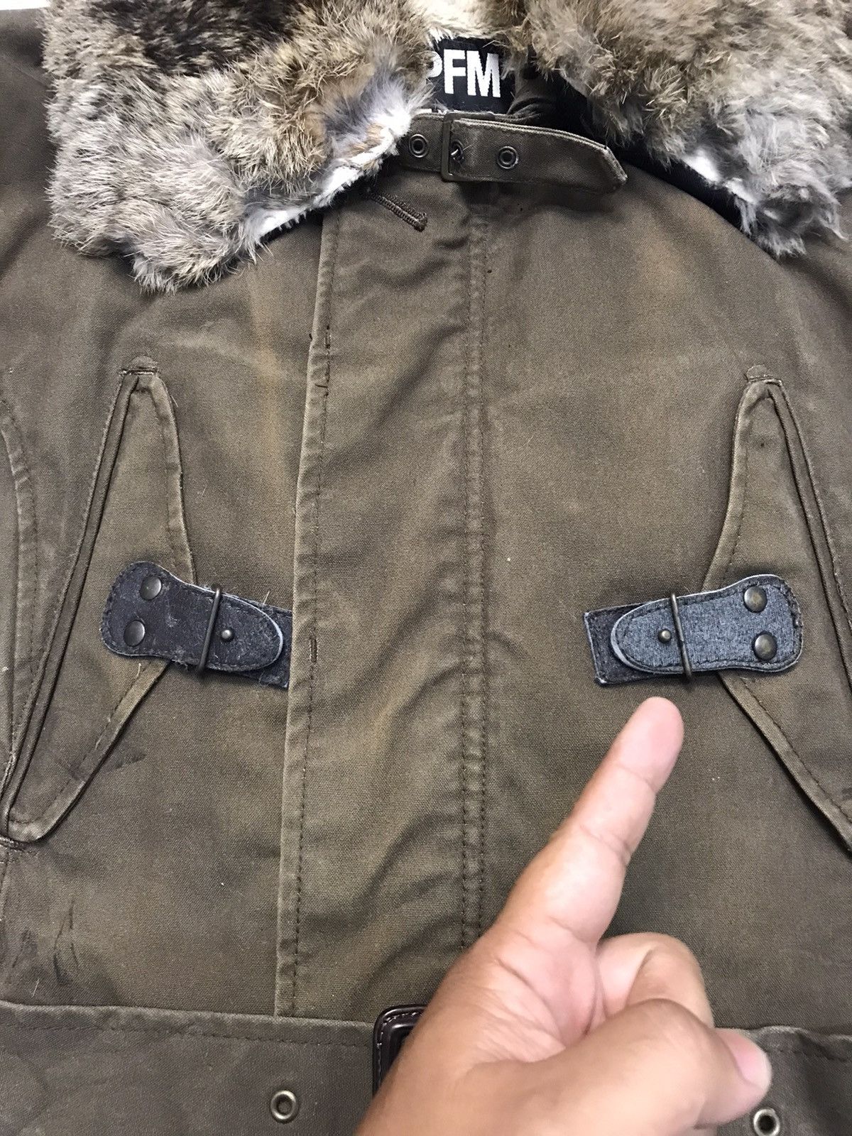 If Six Was Nine × PPFM × Seditionaries VINTAGE 80s PPFM FUR SHOULDER BROWN DOUBLE LINING JACKET Size US M / EU 48-50 / 2 - 17 Thumbnail