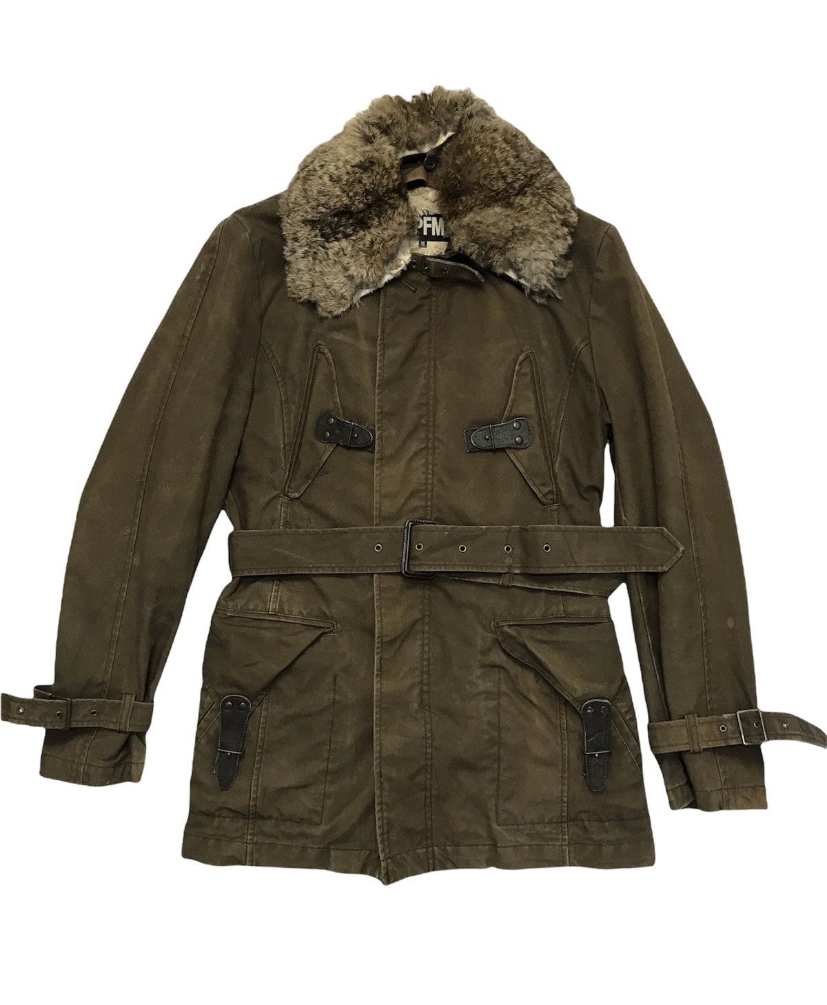 If Six Was Nine × PPFM × Seditionaries VINTAGE 80s PPFM FUR SHOULDER BROWN DOUBLE LINING JACKET Size US M / EU 48-50 / 2 - 1 Thumbnail