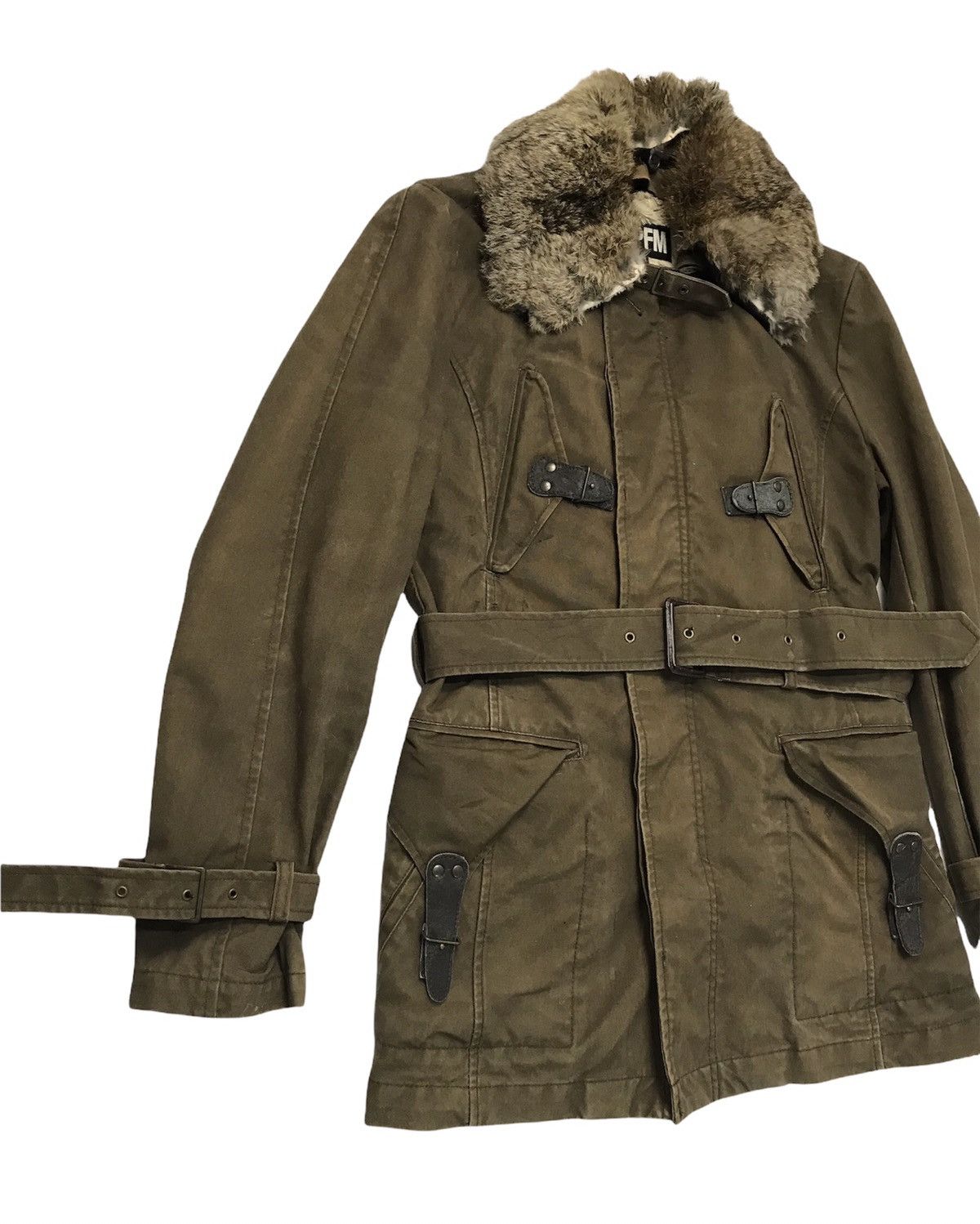 If Six Was Nine × PPFM × Seditionaries VINTAGE 80s PPFM FUR SHOULDER BROWN DOUBLE LINING JACKET Size US M / EU 48-50 / 2 - 3 Thumbnail