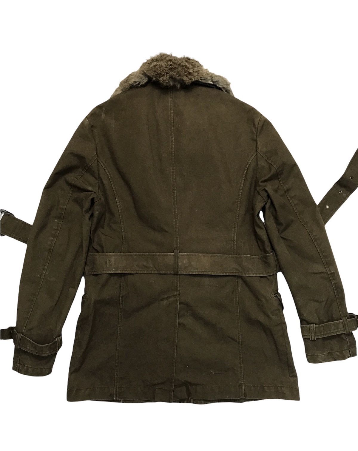 If Six Was Nine × PPFM × Seditionaries VINTAGE 80s PPFM FUR SHOULDER BROWN DOUBLE LINING JACKET Size US M / EU 48-50 / 2 - 7 Thumbnail