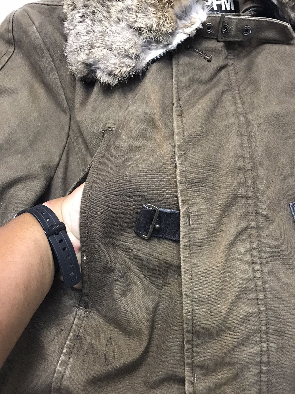 If Six Was Nine × PPFM × Seditionaries VINTAGE 80s PPFM FUR SHOULDER BROWN DOUBLE LINING JACKET Size US M / EU 48-50 / 2 - 11 Thumbnail