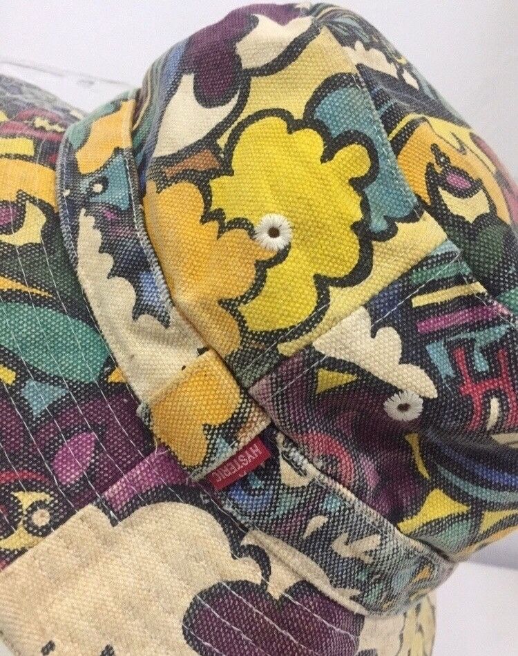 Hysteric Glamour VINTAGE 90s HYSTERIC GLAMOUR FULL PRINT BUCKET HAT CAP Size ONE SIZE - 4 Thumbnail