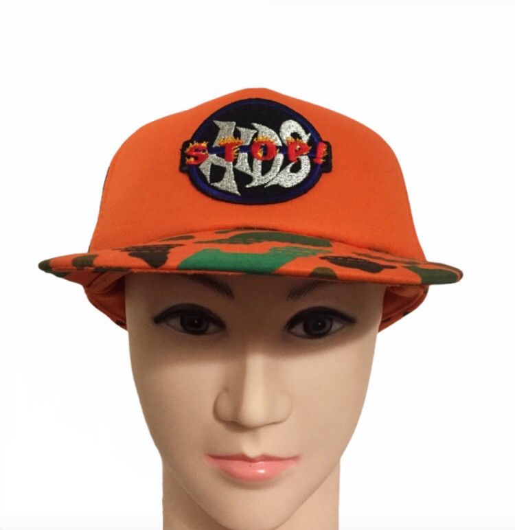 Vintage 90s CAMO STOP! LOGO MADE IN TAIWAN TRUCKER HATS CAP Size ONE SIZE - 1 Thumbnail