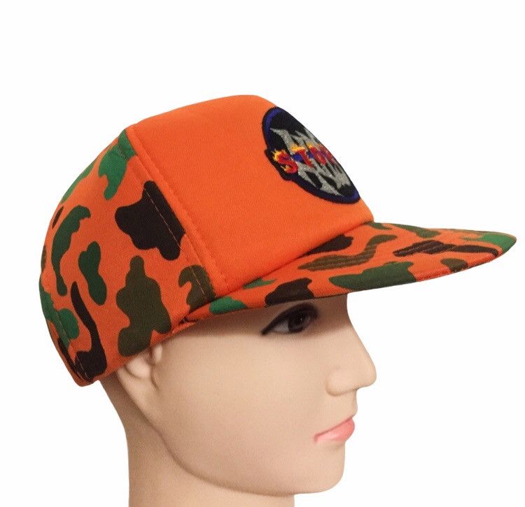 Vintage 90s CAMO STOP! LOGO MADE IN TAIWAN TRUCKER HATS CAP Size ONE SIZE - 3 Thumbnail