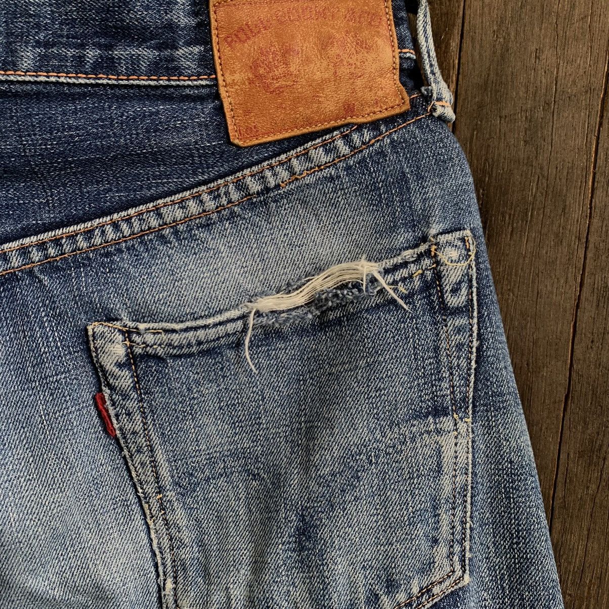 Full Count & Co. Osaka Full Count Selvedge Distressed Denim Jeans Size US 31 - 12 Thumbnail