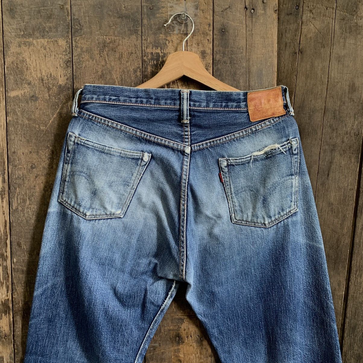 Full Count & Co. Osaka Full Count Selvedge Distressed Denim Jeans Size US 31 - 11 Thumbnail