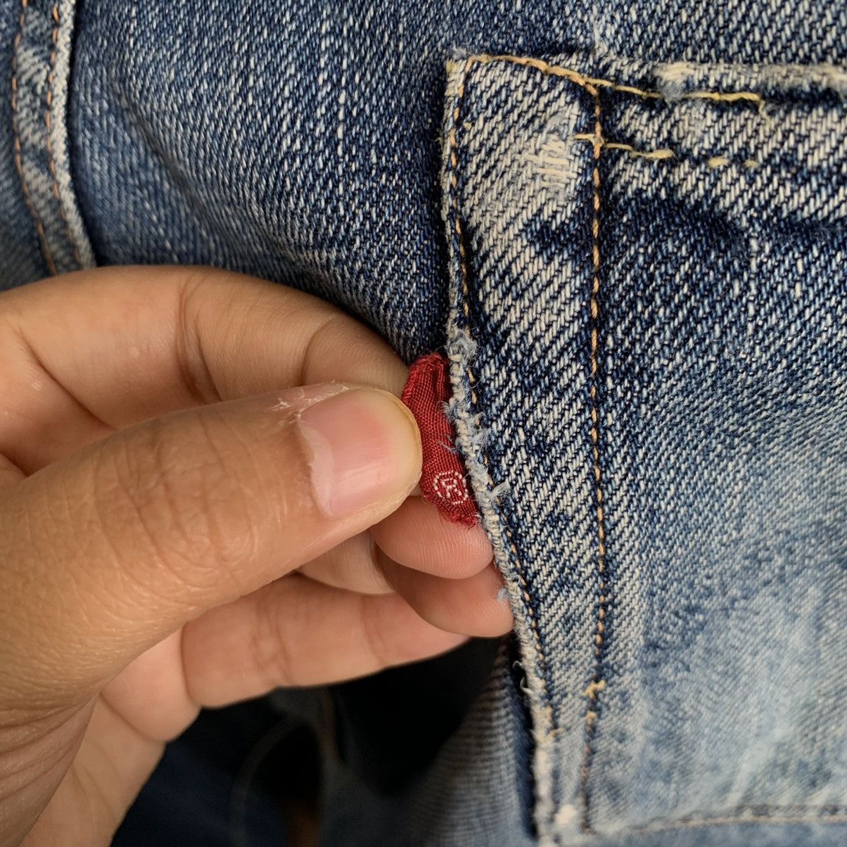 Full Count & Co. Osaka Full Count Selvedge Distressed Denim Jeans Size US 31 - 14 Thumbnail
