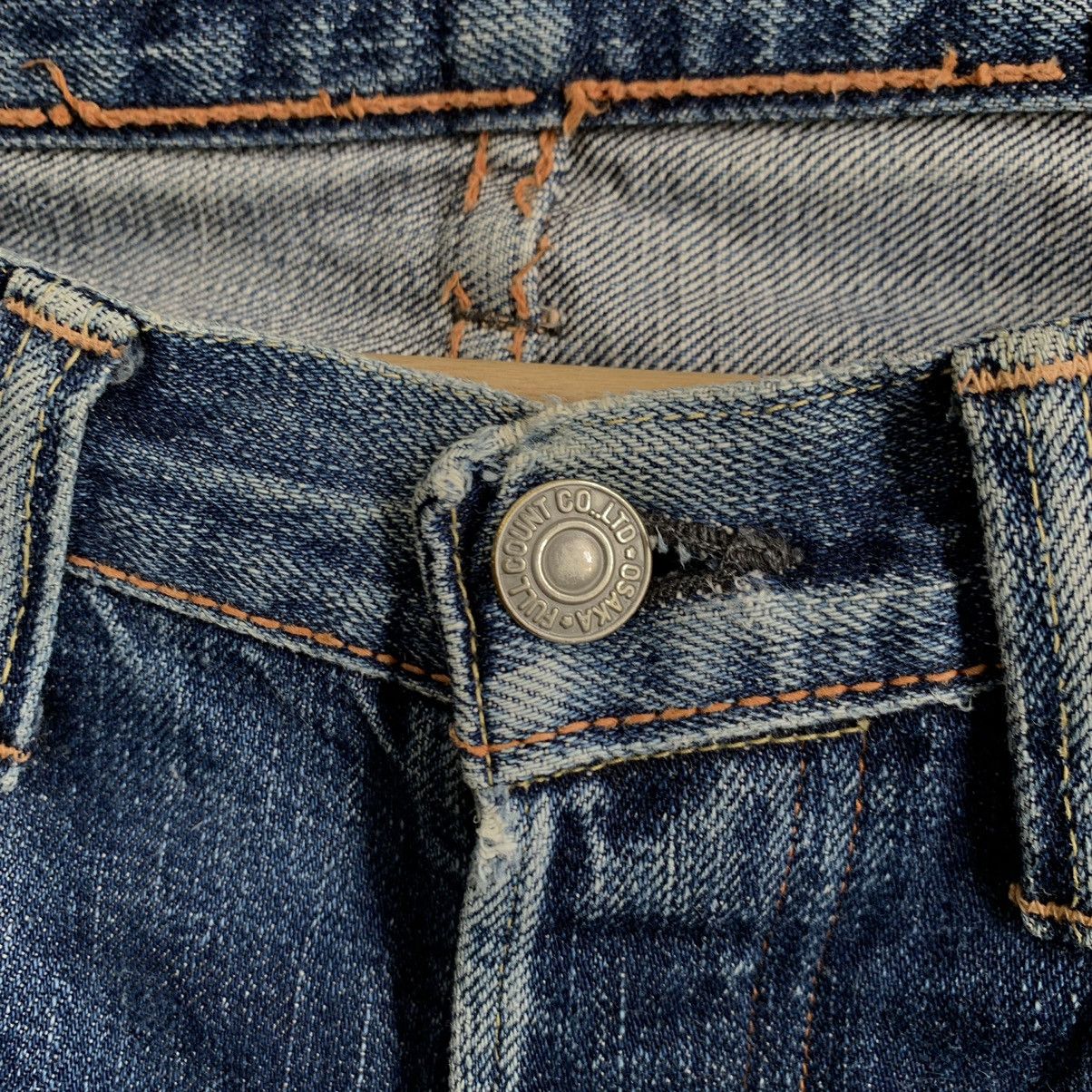 Osaka Full Count Selvedge Distressed Denim Jeans