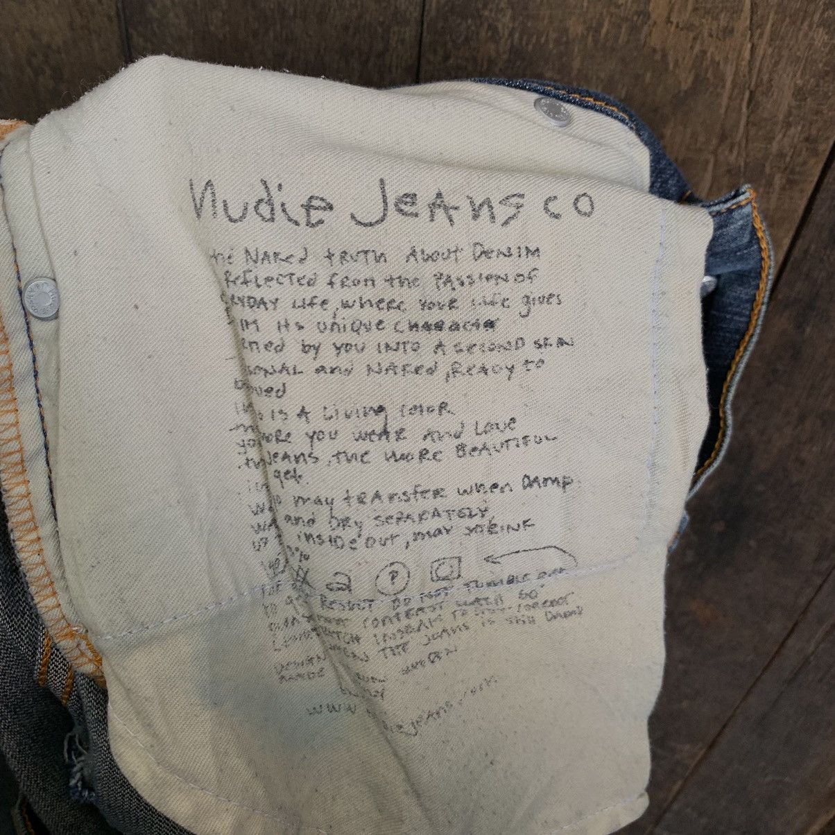 Nudie Jeans Nudie Jeans Distressed Denim Jeans Size US 31 - 16 Thumbnail